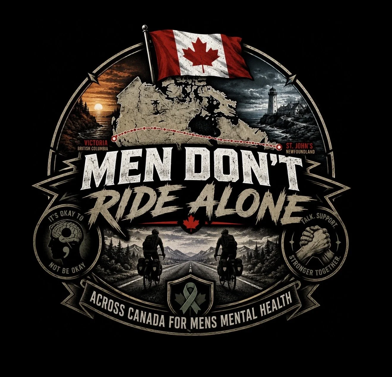 Men dont ride alone
