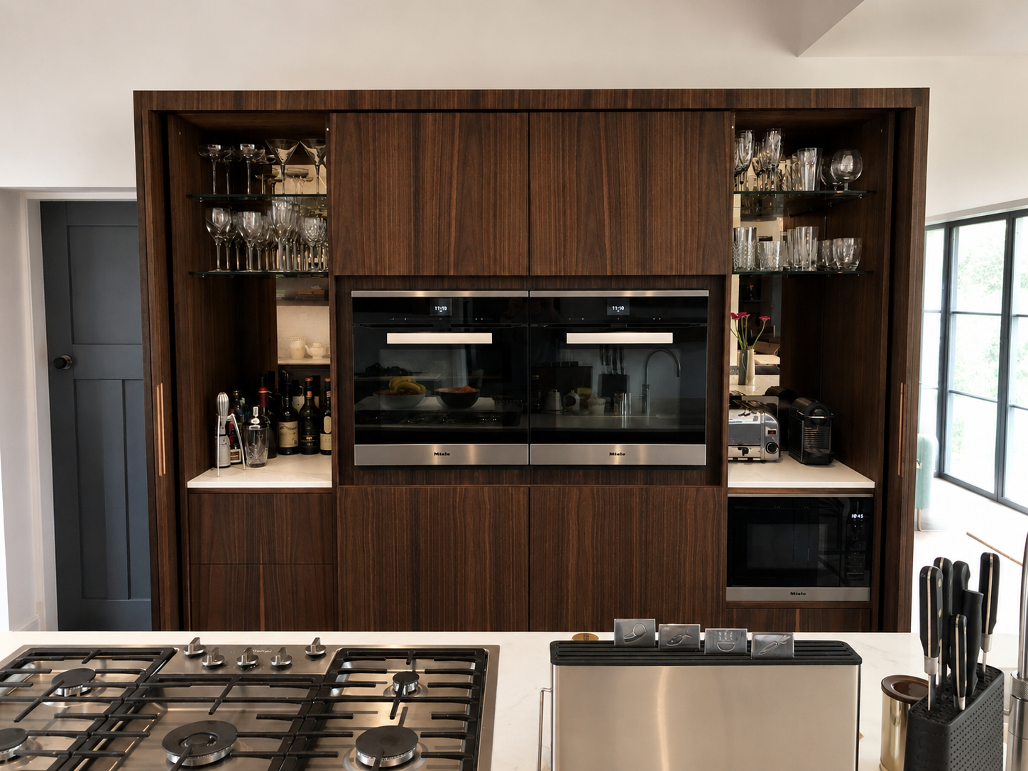 Painted and Fumed Eucalyptus shaker kitchen 5