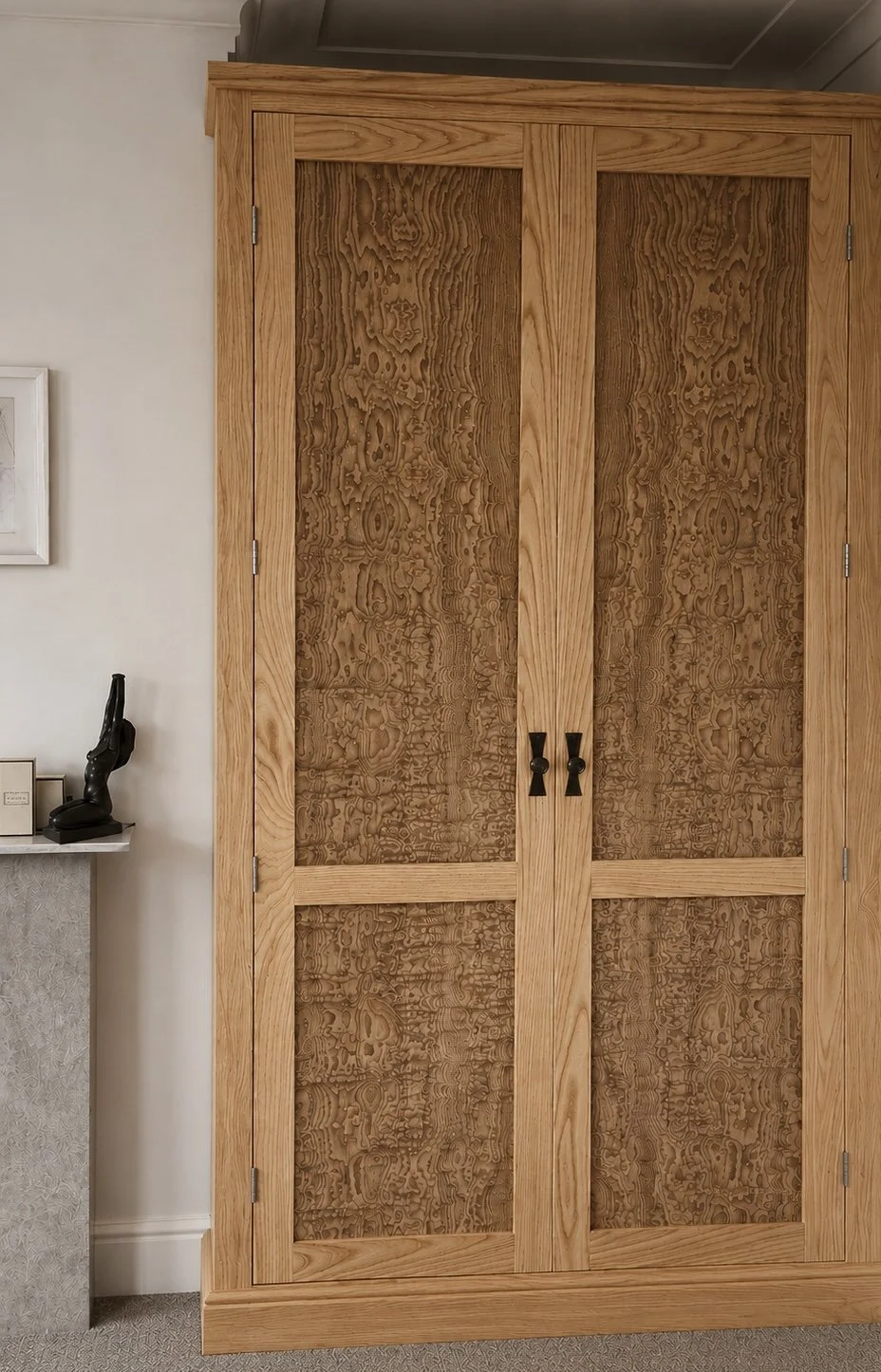 Japanese Tamo Ash and Solid Ash Wardrobe 2