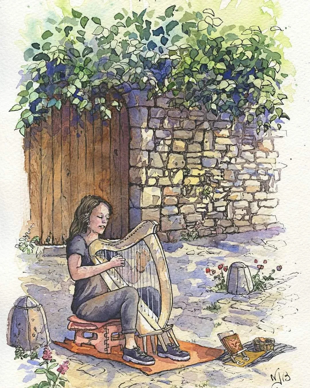 aquarelle-elise-esther-harpe-cordes-sur-ciel.jpeg