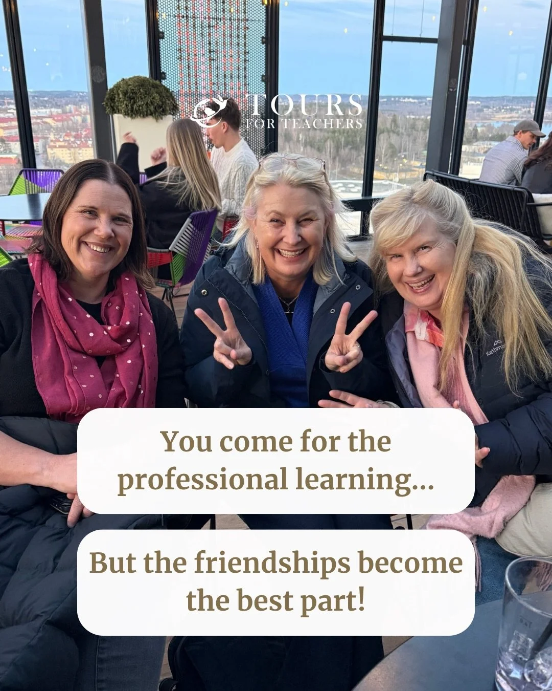 People often join our tours for the professional learning&hellip; but they leave talking about the friendships 🤍

There&rsquo;s something really special about travelling with people who understand the highs, challenges, passion, and chaos of teachin