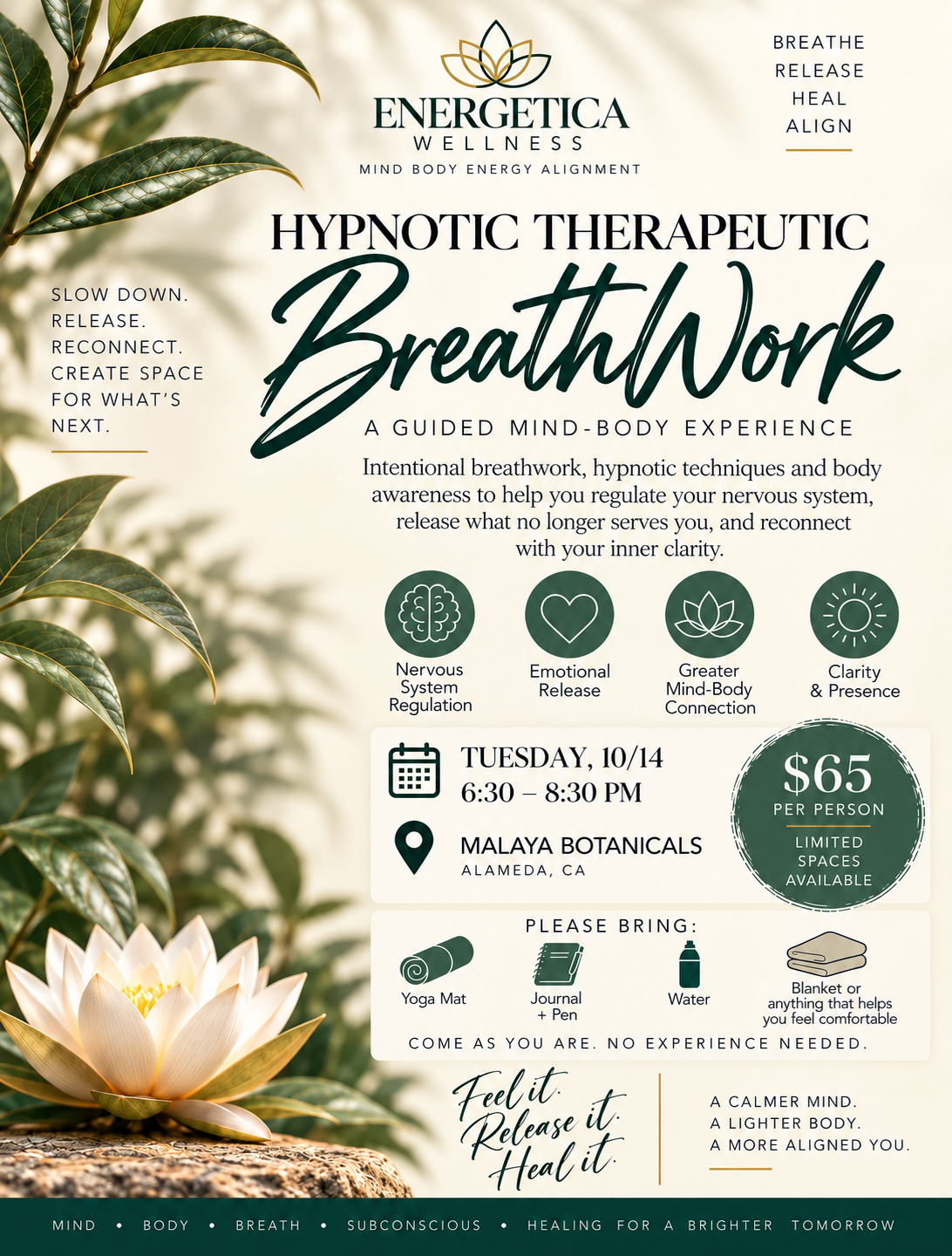 Hypnotic Therapeutic Breathwork