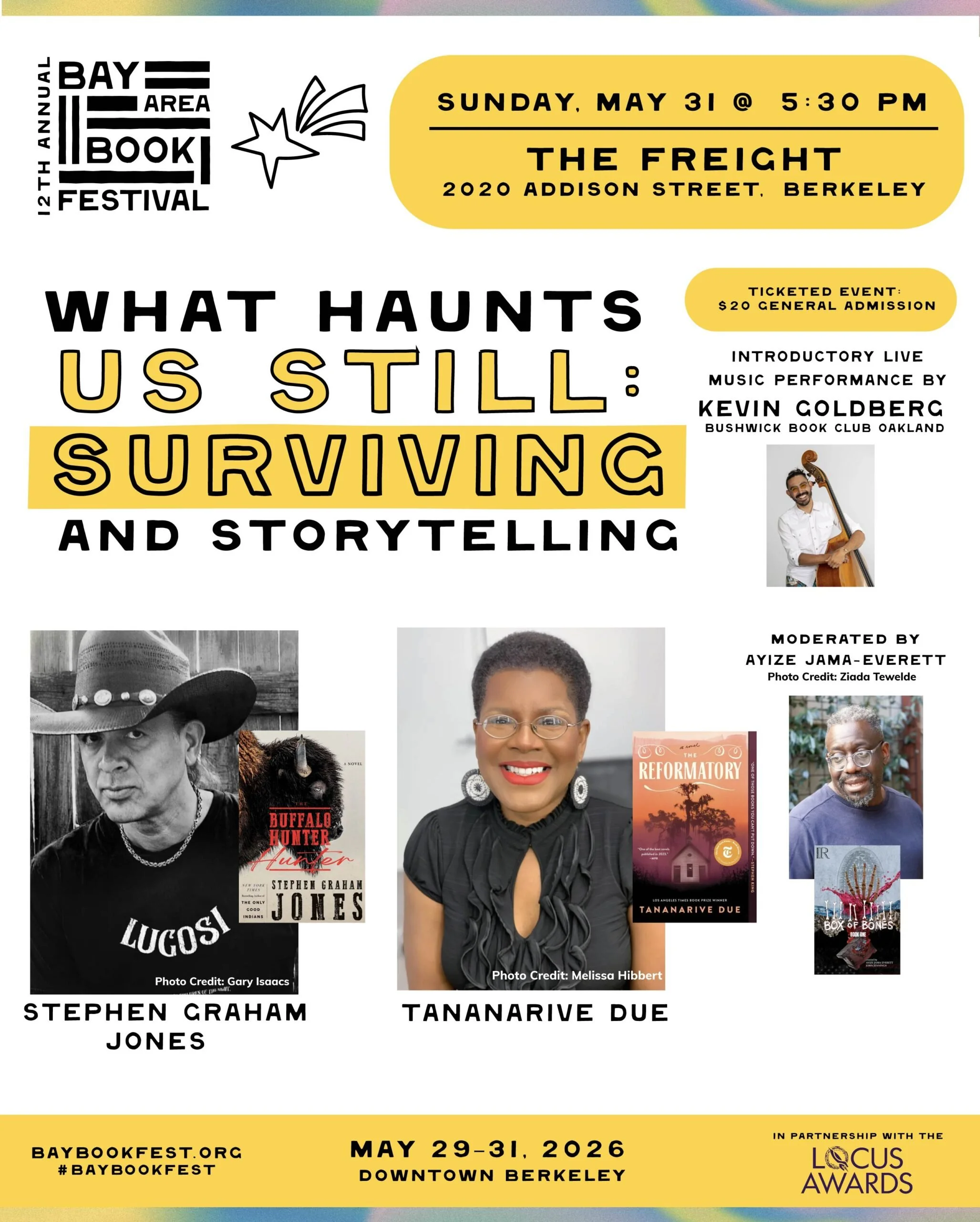 BBCO @ Bay Area Book Fest | What Haunts Us Still: Surviving and Storytelling