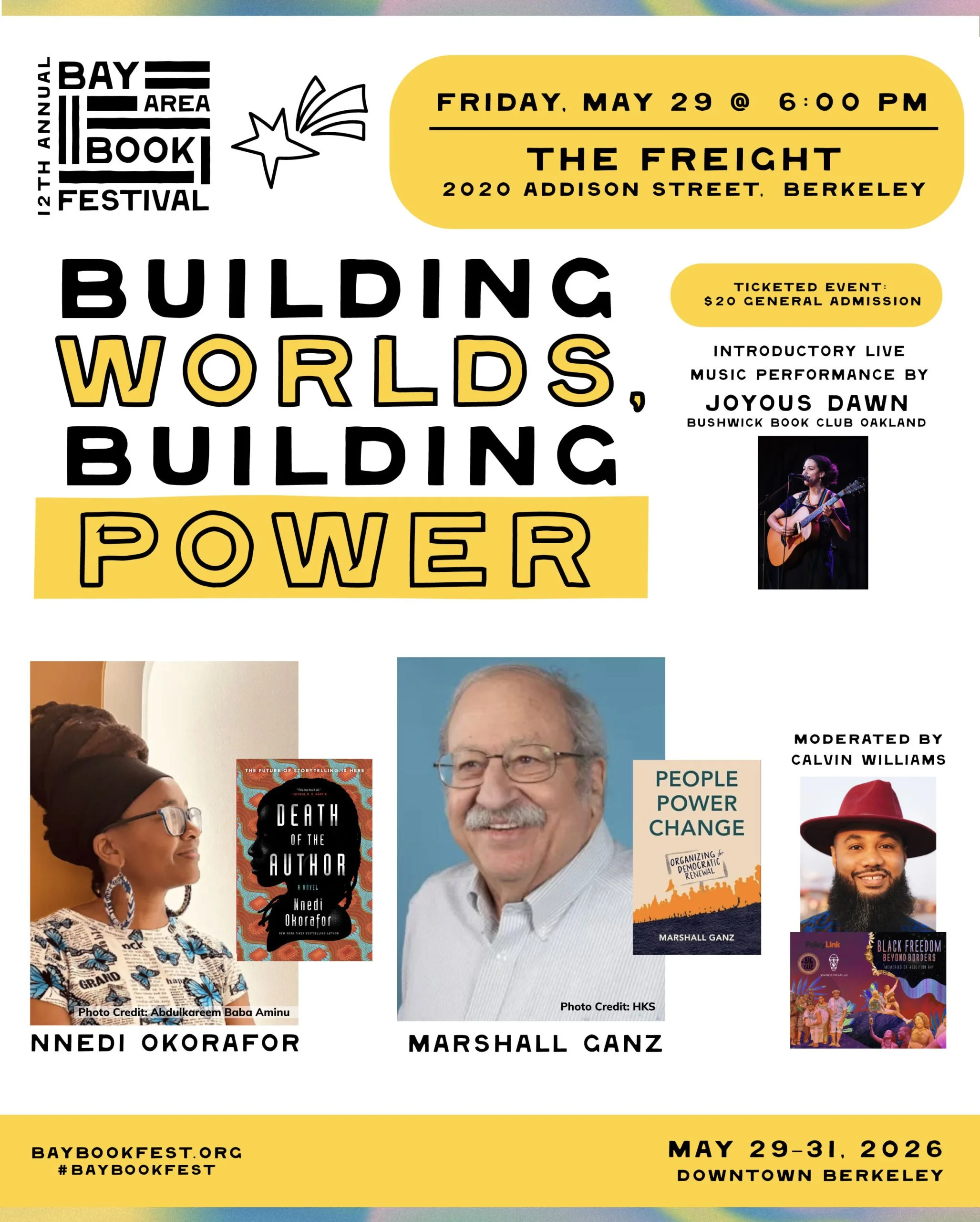 BBCO @ Bay Area Book Fest | Building Worlds, Building Power