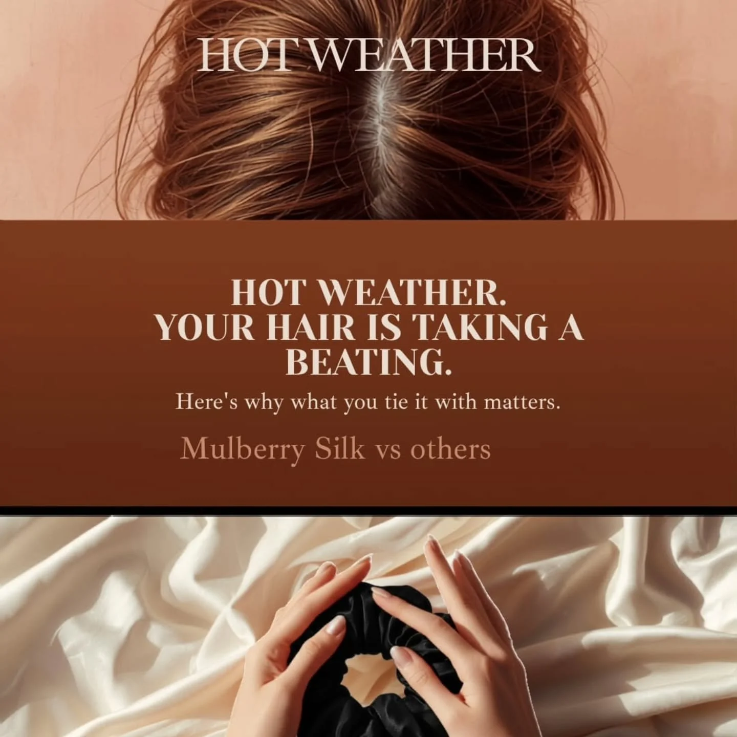 This isn't opinion. This is fiber science.
Cotton absorbs 8% moisture. Silk absorbs 11% but feels dry. Polyester absorbs almost nothing, sweat builds up. That's physics, not marketing.
Friction lifts your hair cuticles. Smooth fibers = less damage. S