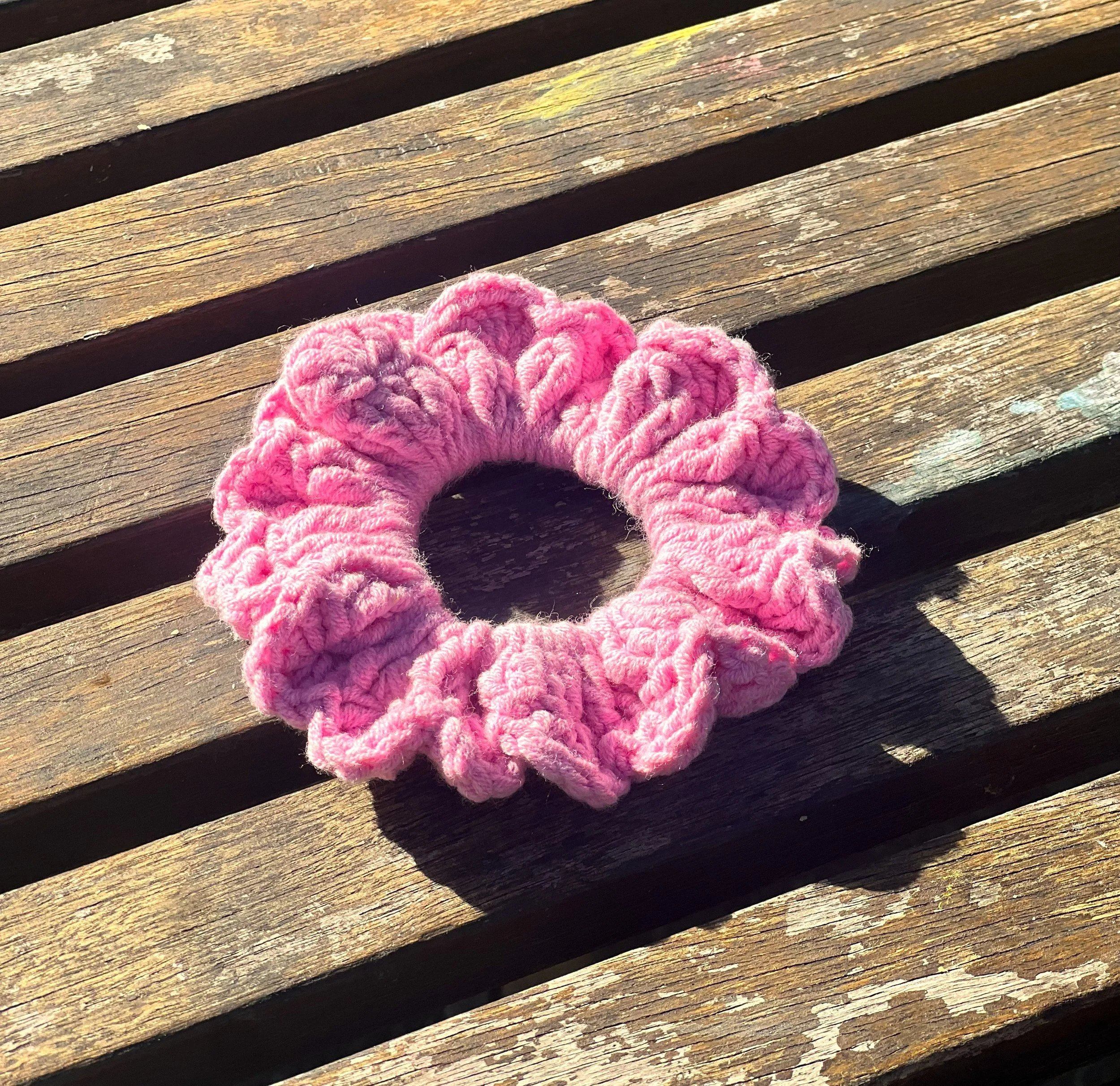 Rose scrunchie