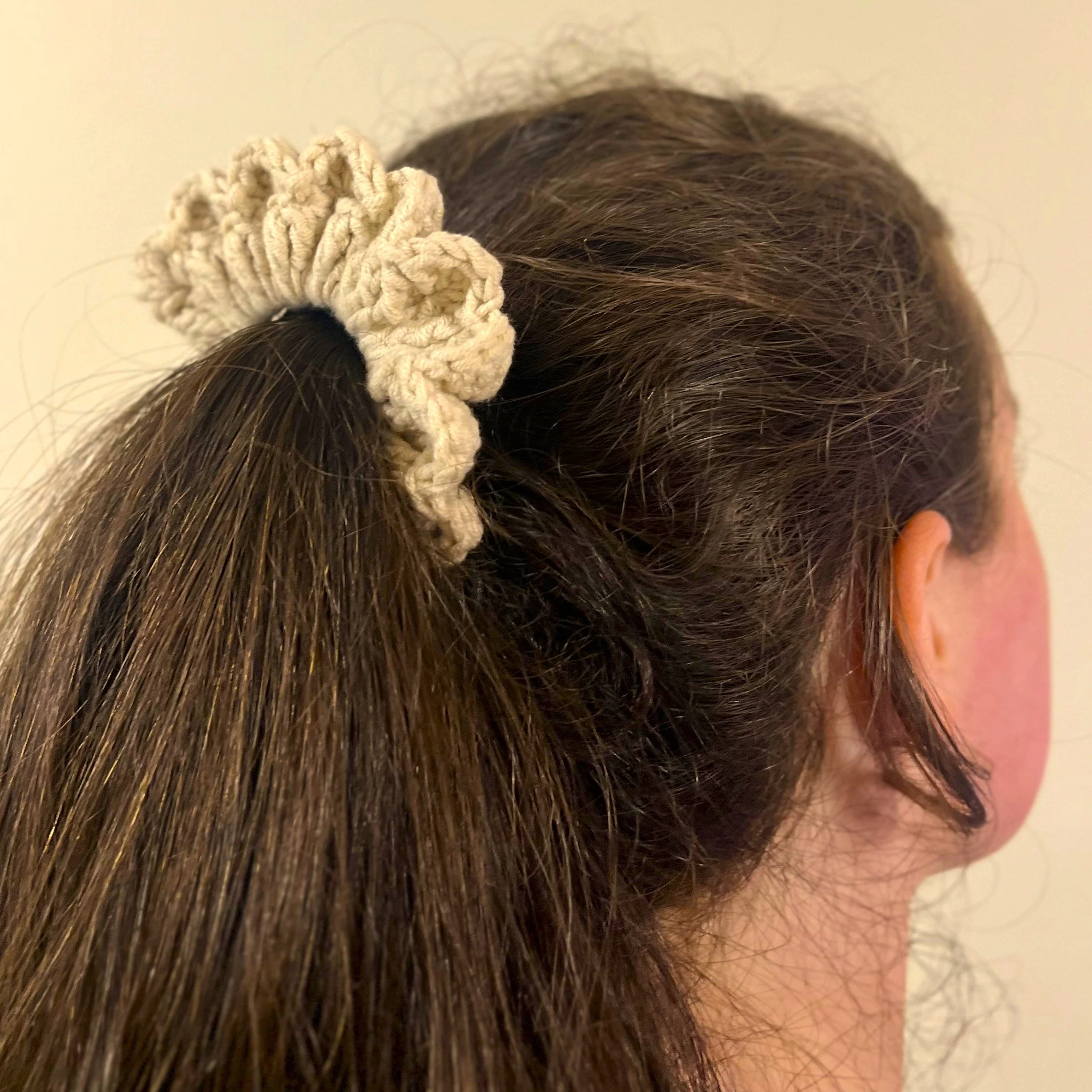 Beige scrunchie hair done.jpeg