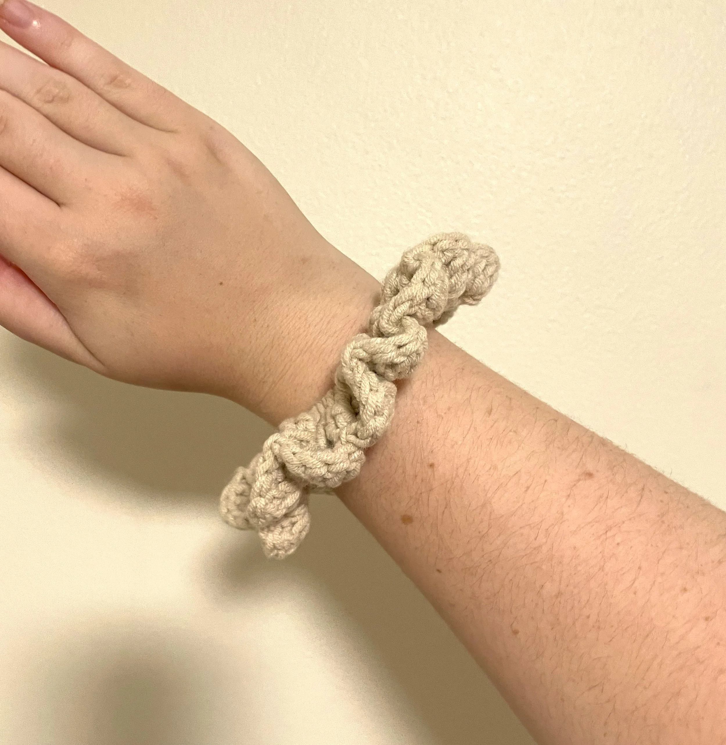 Beige scrunchie arm.jpg