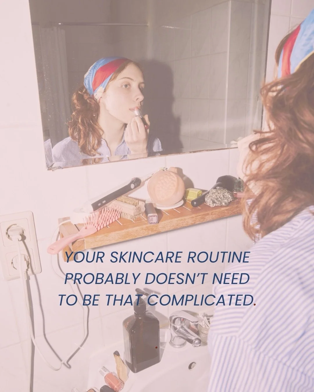 I&rsquo;m going to say something wildly unexciting for someone who works in skin.

You probably don&rsquo;t need more products.

You might.

But you probably don&rsquo;t need to keep adding things just for the sake of adding things.

A good skincare 