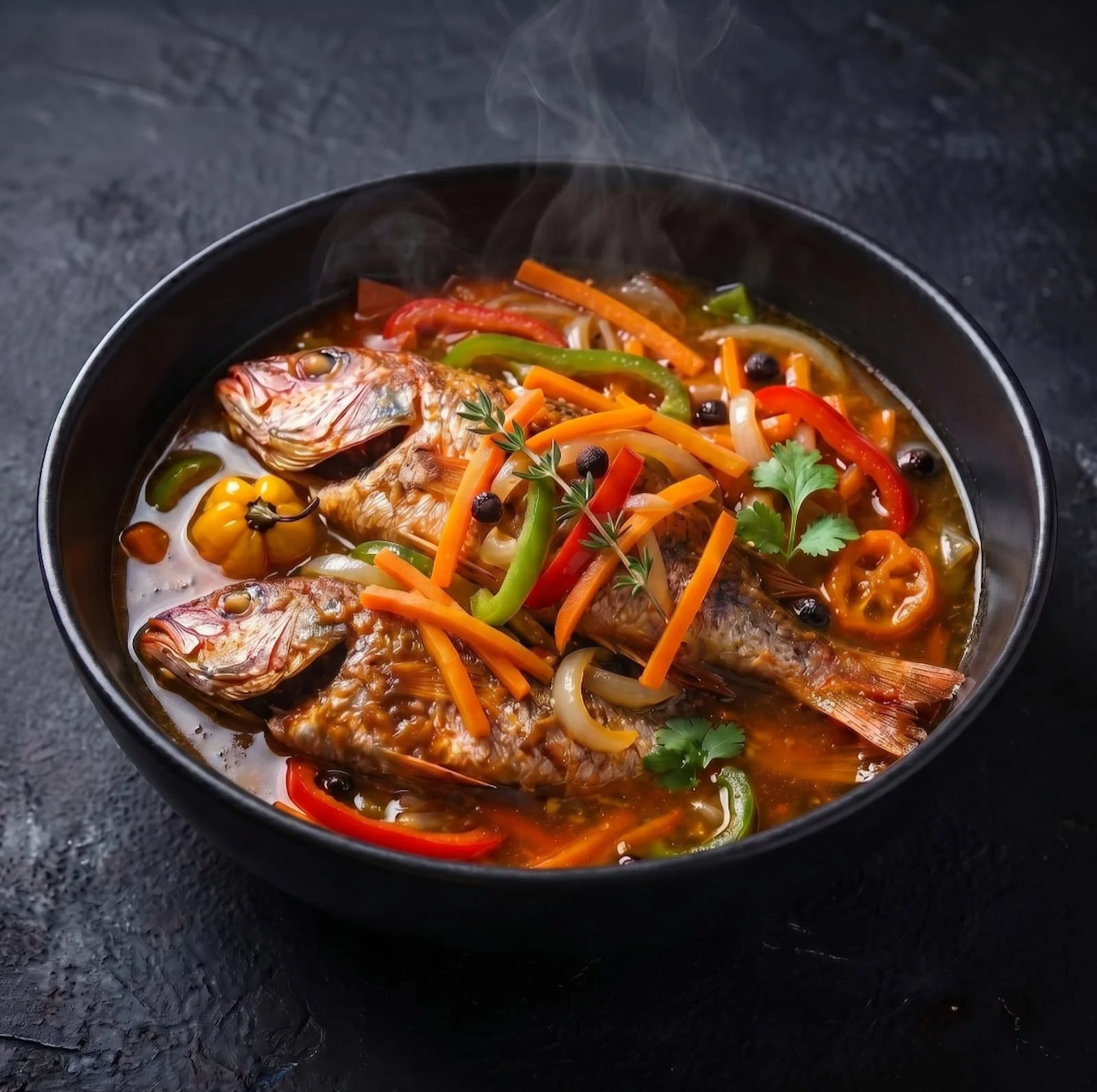 Brown Stew Fish