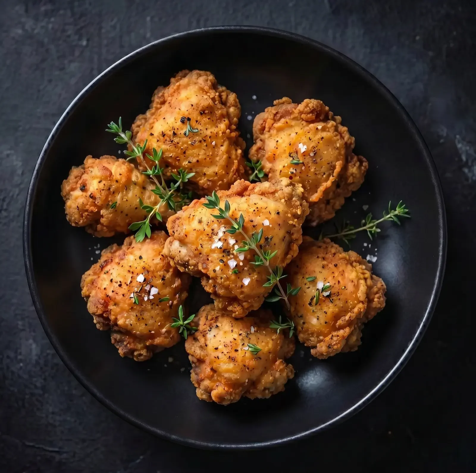 Crispy Jamaican fried chicken, Real Love Lounge restaurant Ruislip London
