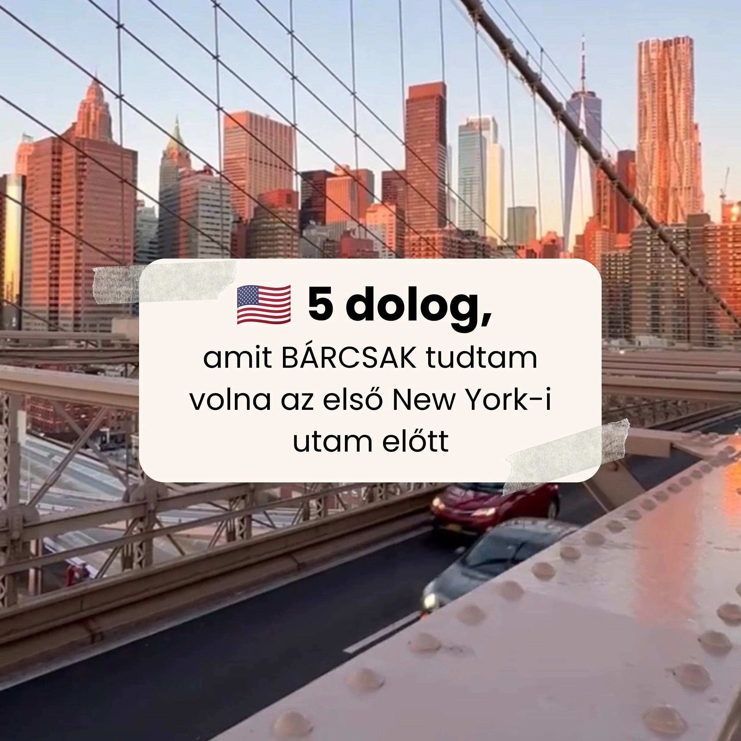 🗽 NEW YORK &mdash; mentsd el ezeket a tippeket, hogy m&eacute;g kellemesebb legyen az &eacute;lm&eacute;nyed ebben az am&uacute;gy is csod&aacute;latos v&aacute;rosban! 🫶🏻

K&eacute;tszer j&aacute;rtam eddig NYC-ben, &eacute;s mindk&eacute;t alkal