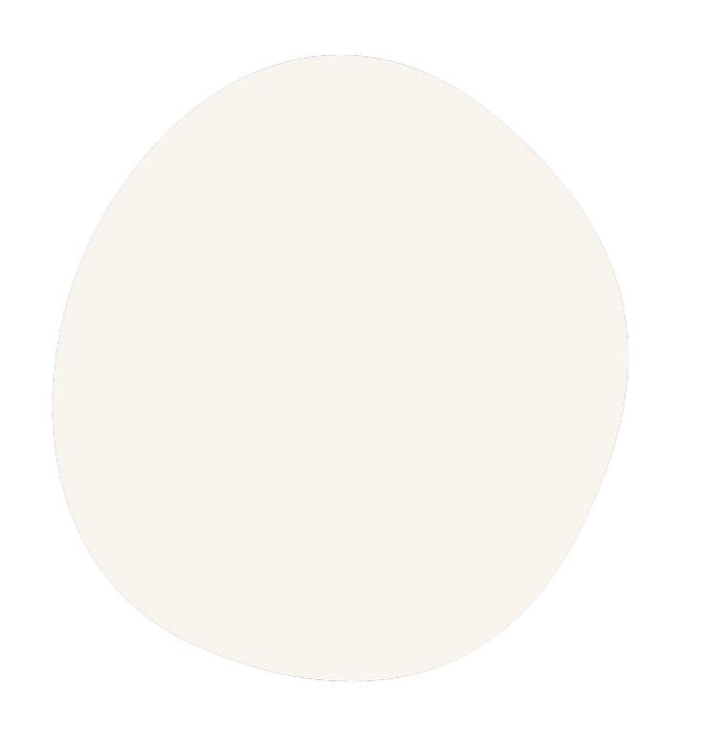 A white egg-shaped object on a black background.