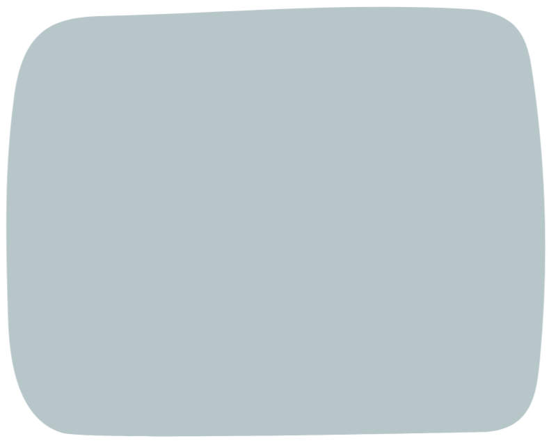 A large, light blue, rounded square shape with no distinct objects or details.