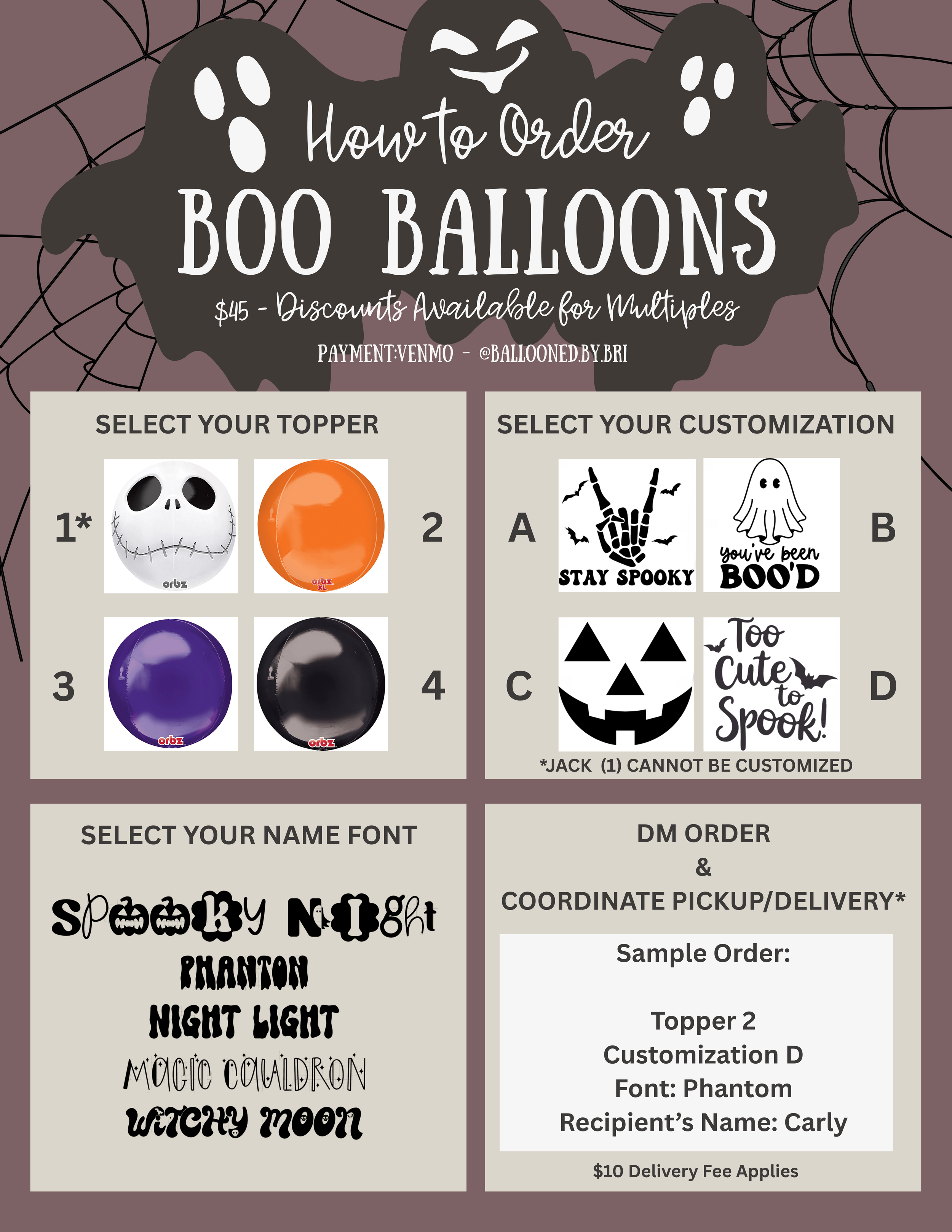 Boo Balloons