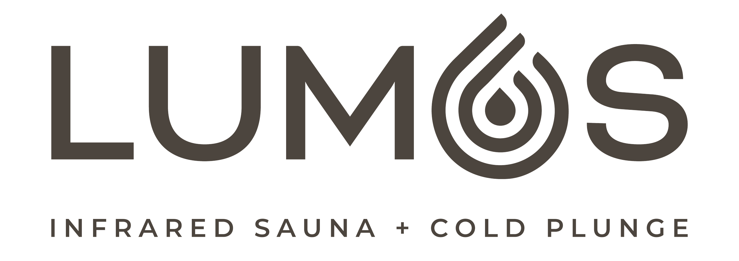 Logo for LUMOS Infrared Sauna + Cold Plunge.