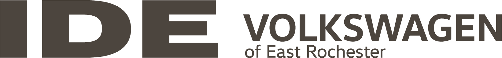 Volkswagen of East Rochester logo with stylized letters and text.