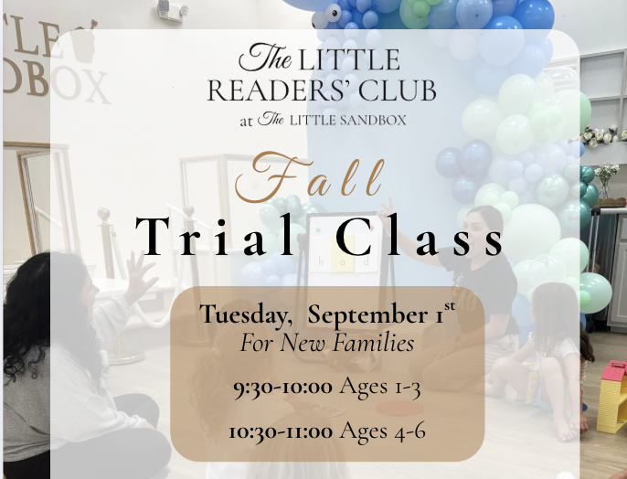 Sept. 1 Fall Trial Little Readers Class
