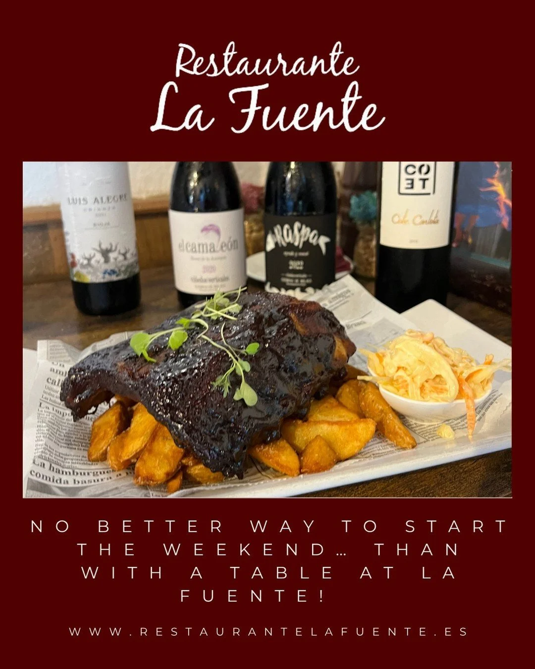 There&rsquo;s no better way to start the week than planning a visit to La Fuente in Plaza Espa&ntilde;a, Benalm&aacute;dena Pueblo.

Whether you&rsquo;re looking for a relaxed lunch in Benalm&aacute;dena, a midweek evening meal on the Costa del Sol, 