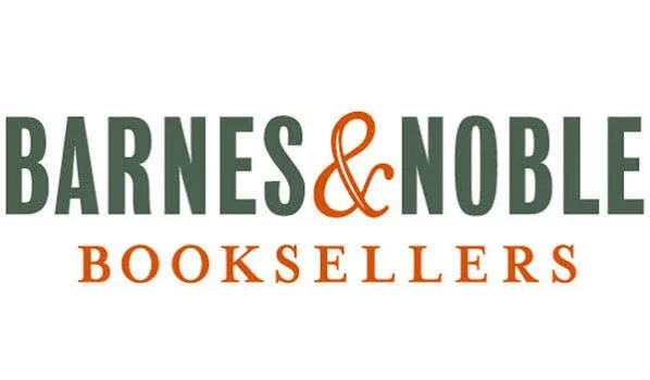 Barnes & Noble Booksellers logo with green and orange text