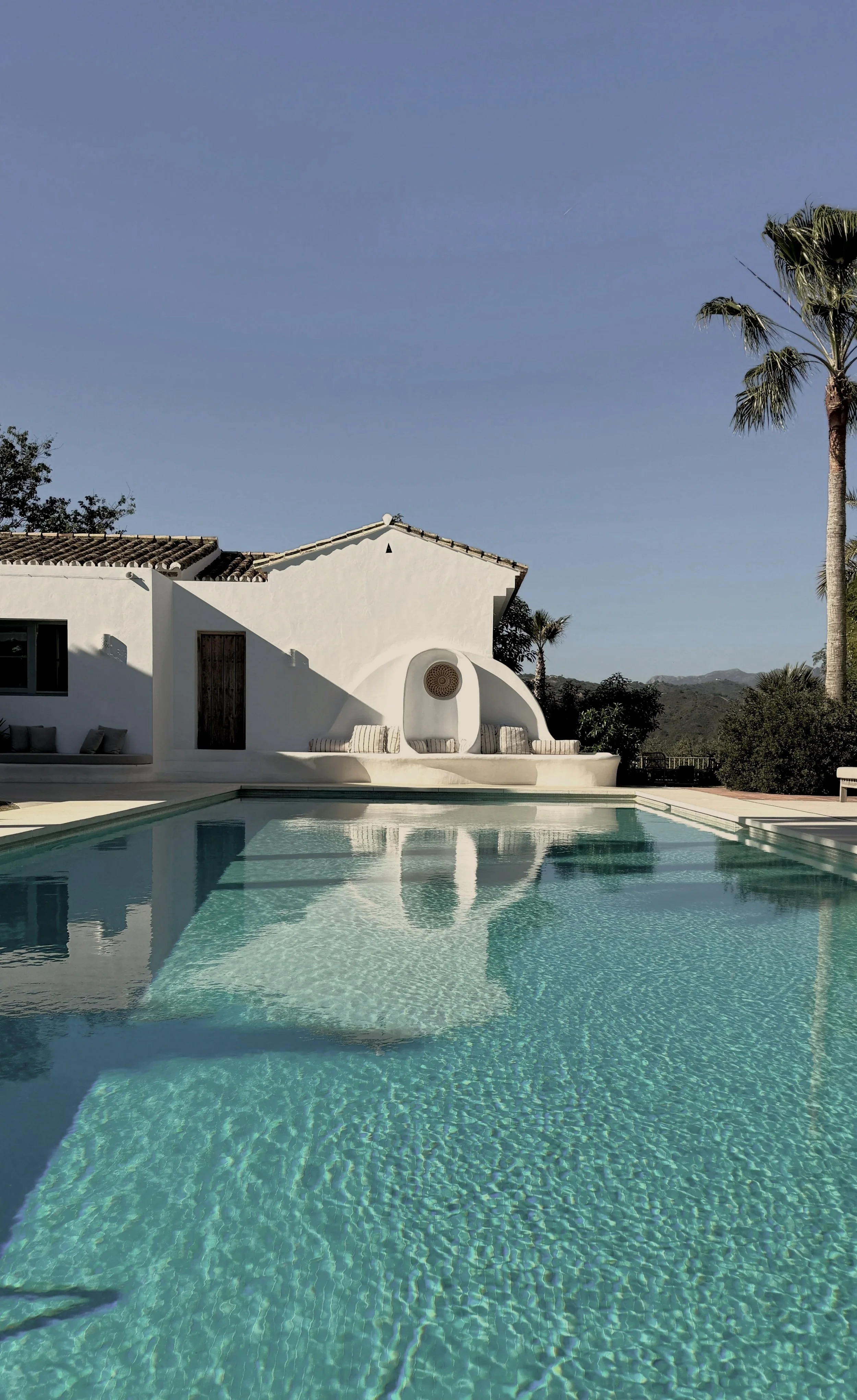 Viluz resort pool and gardens, Marbella Spain — luxury venue for The Sacred Descent women's retreat October 2026
