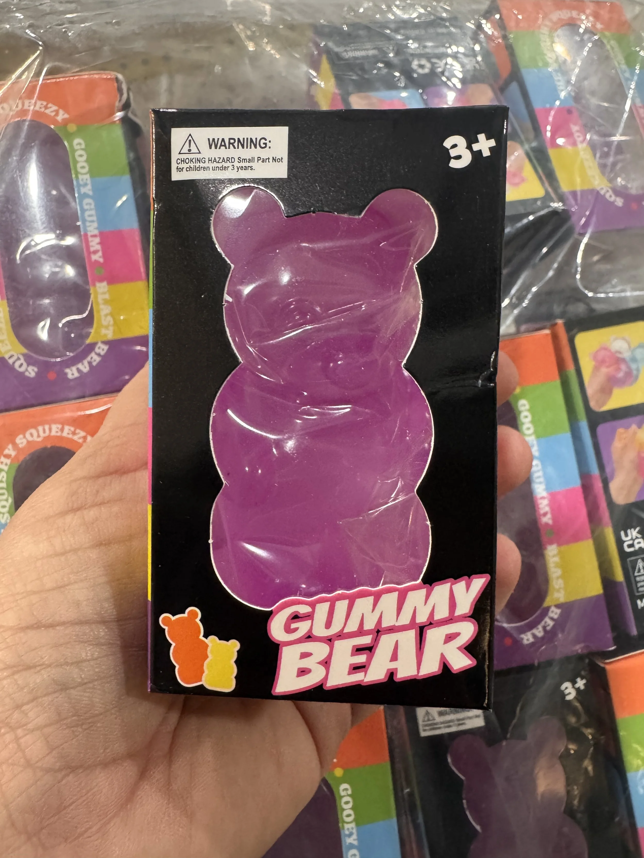 Purple Slow Rising Squishy Gummy Bear toy