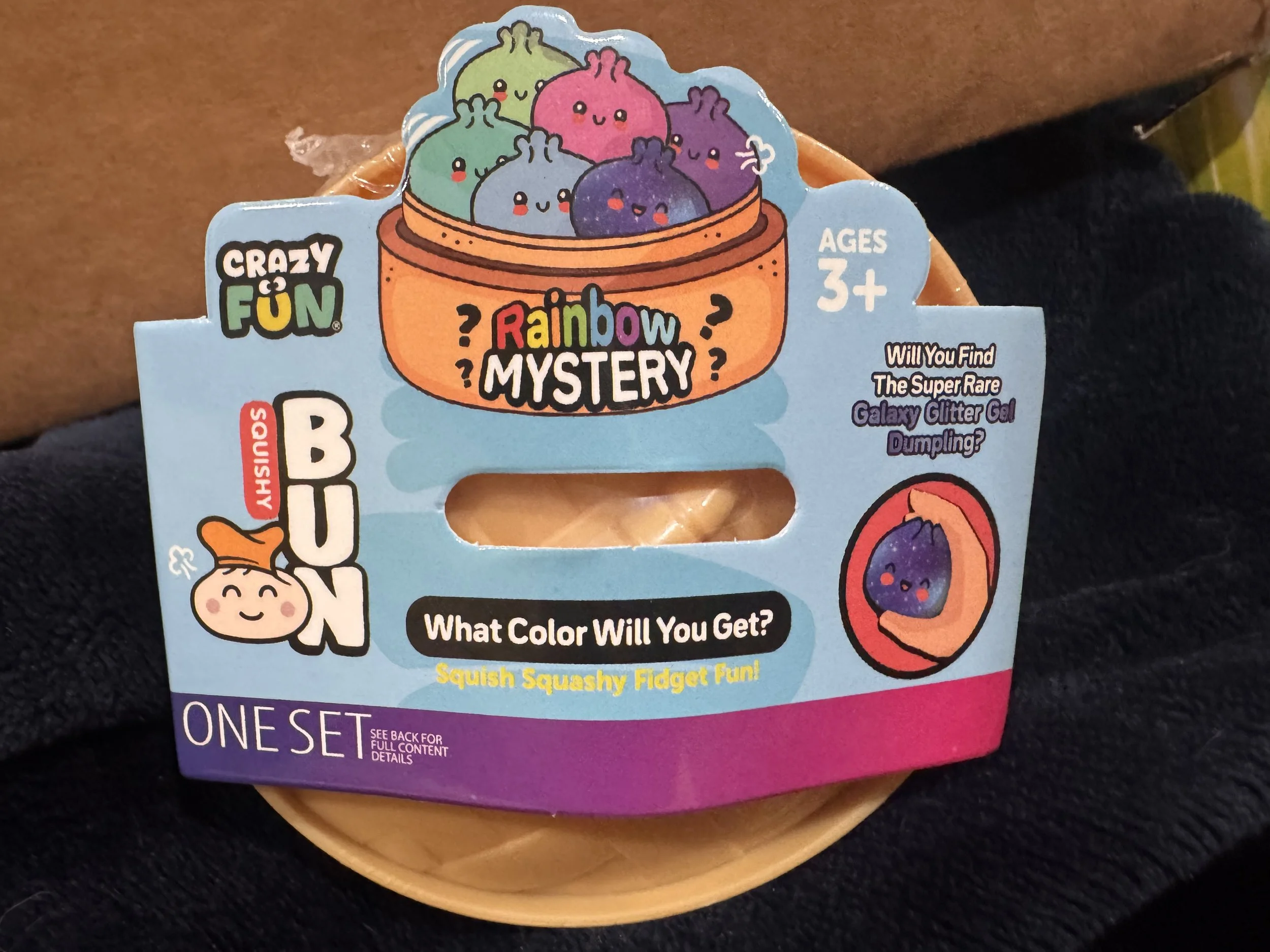 Puka Rainbow Mystery Squishy Dumpling Toy, new in package