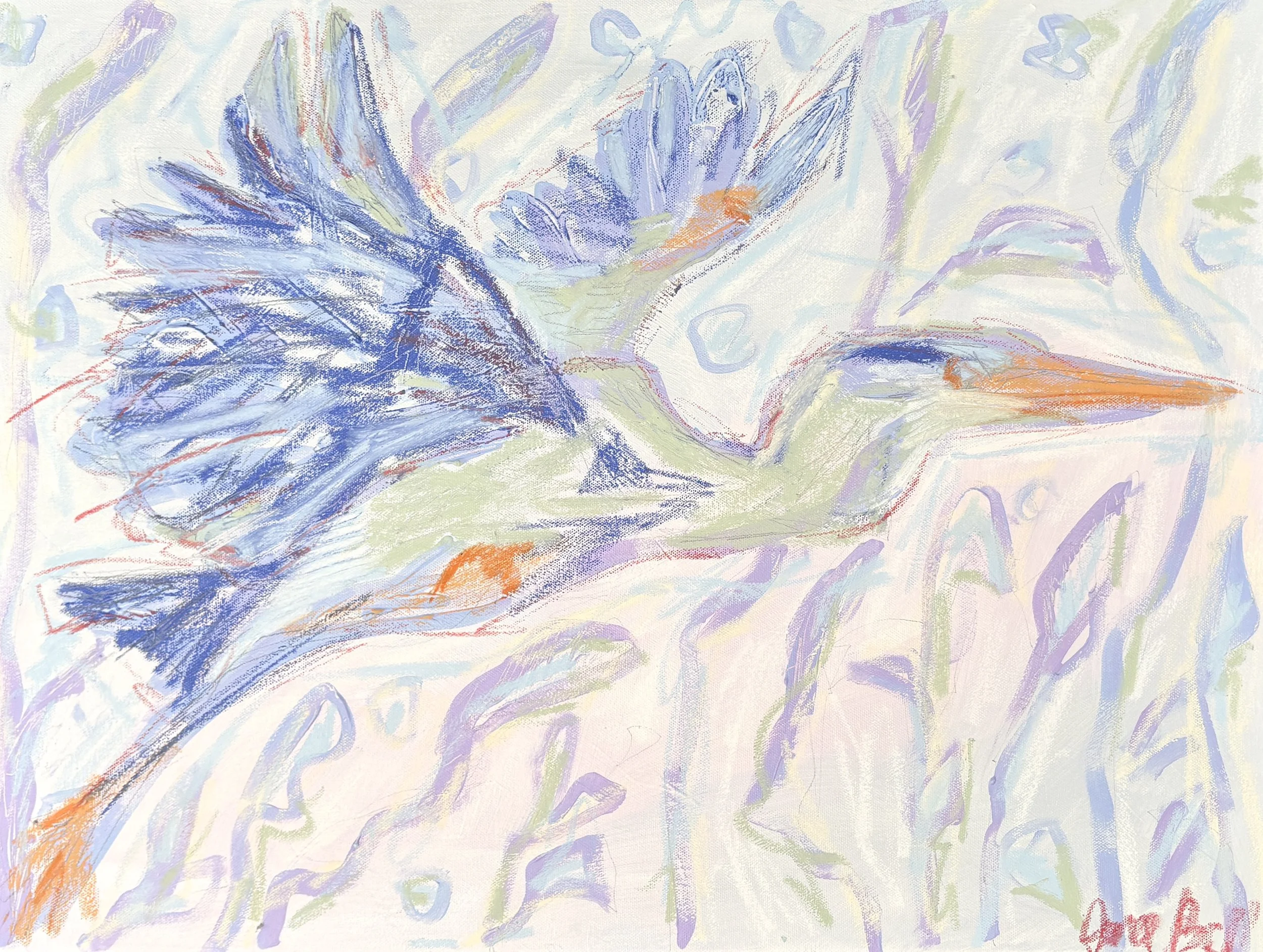 Pastel Heron
