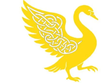 Wall banner Royal Swan