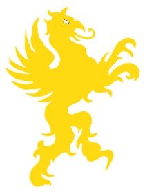 Wall banner Rampant Gryphon