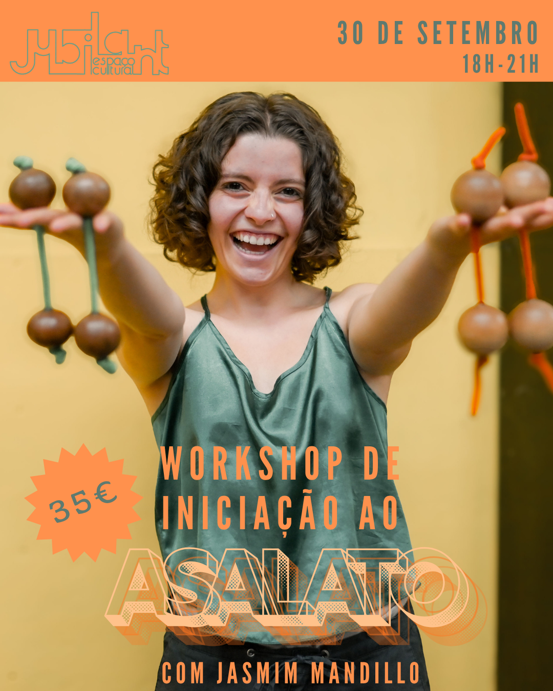 ASALATO WORKSHOP - Espaço Cultural Jubilant, Porto