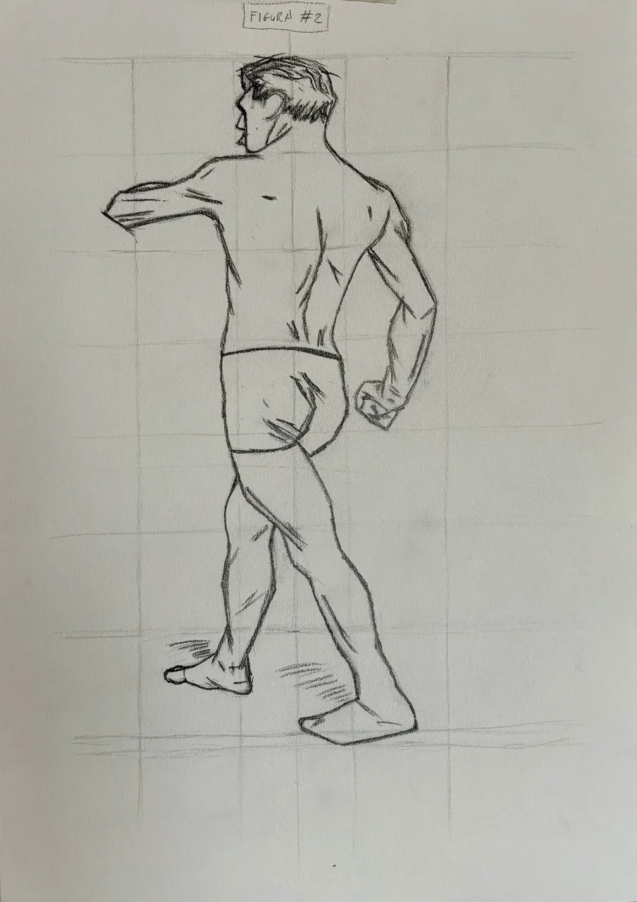 STUDIO DELLA FIGURA #2,
[Grafite su carta
04/11/2023]