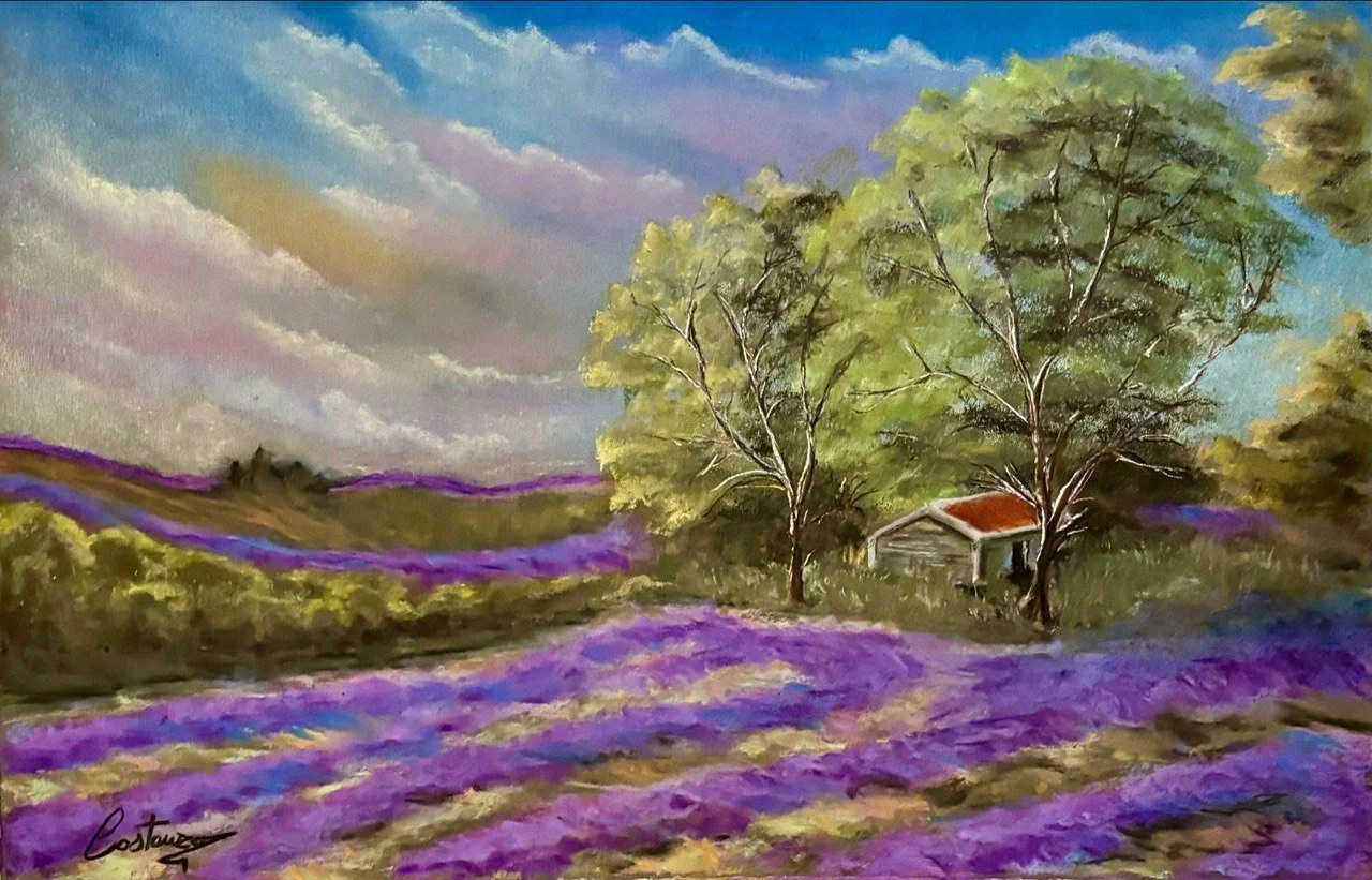 SUSSURRI DI LAVANDA, PASTELLI MORBIDI, 30 X 45 CM