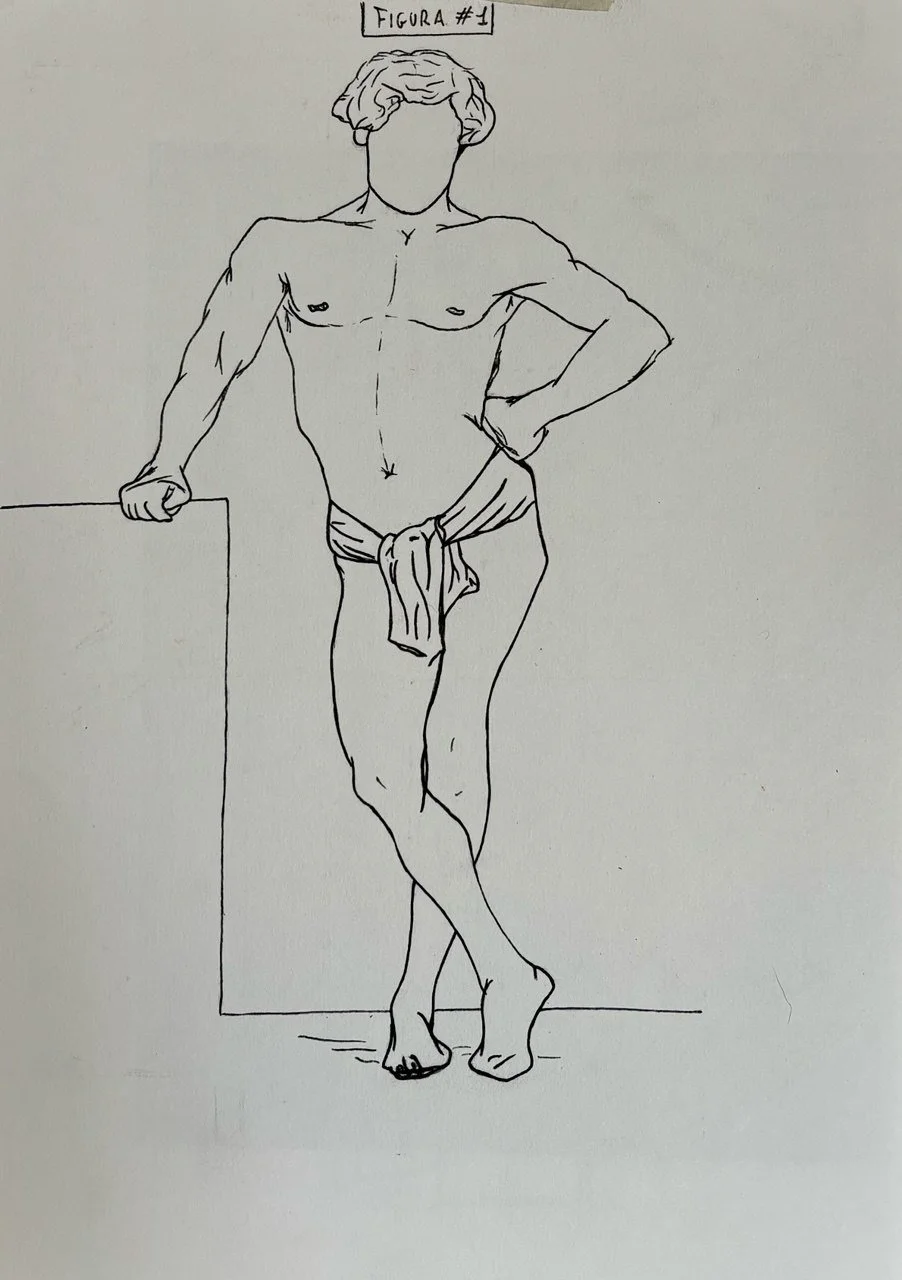 STUDIO DELLA FIGURA #1,
[Grafite su carta
04/11/2023]