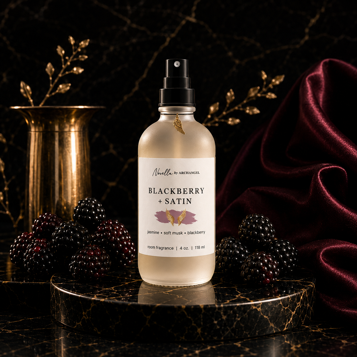 Blackberry + Satin | 4oz.