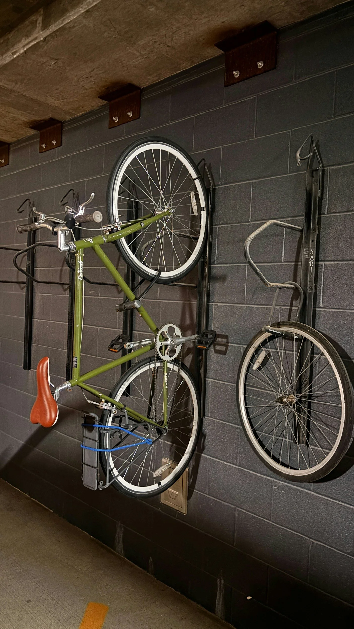 Secure bike storage at 235 Wentworth apartments