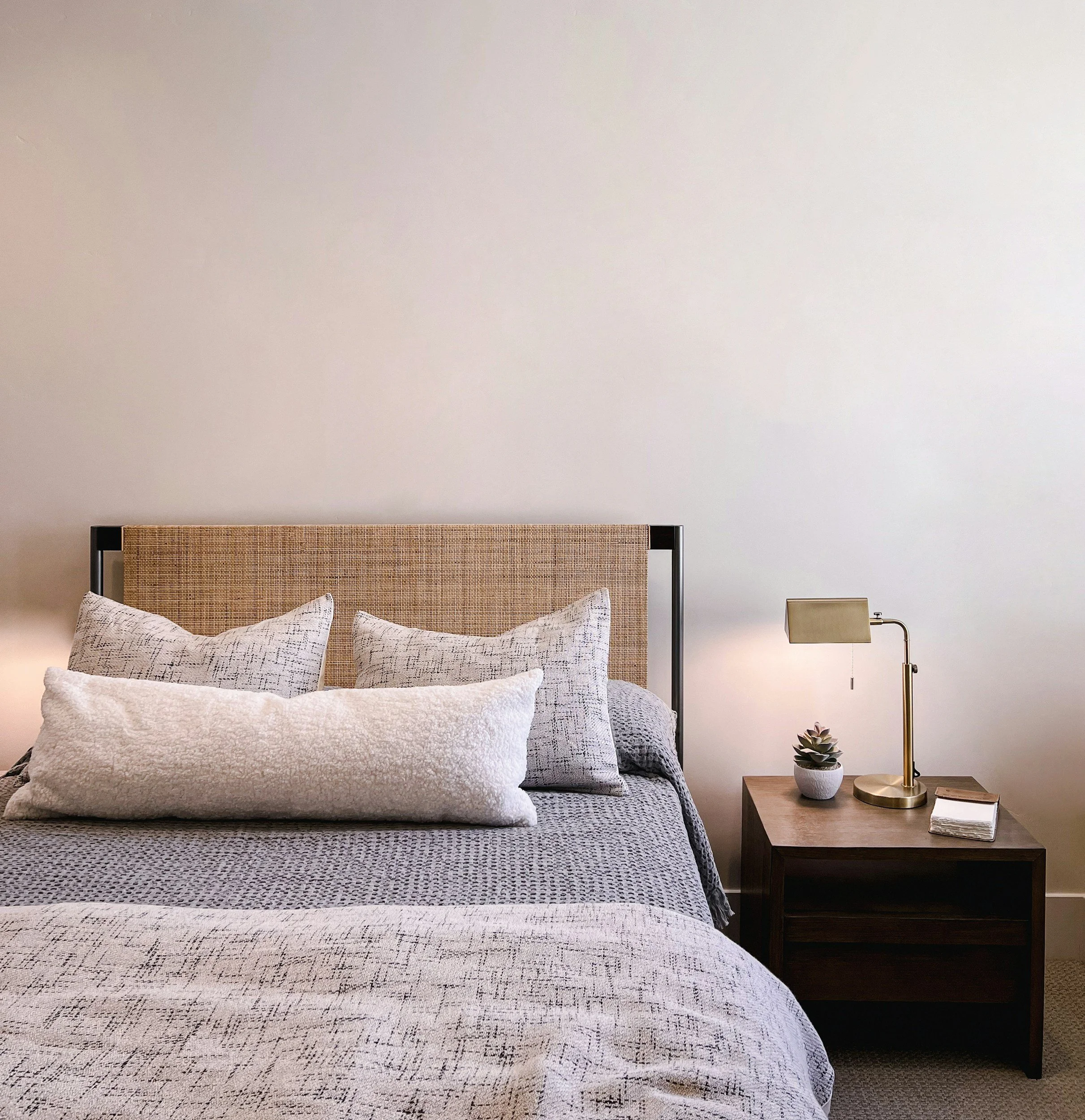 Stylish bedroom at 235 wentworth apartments