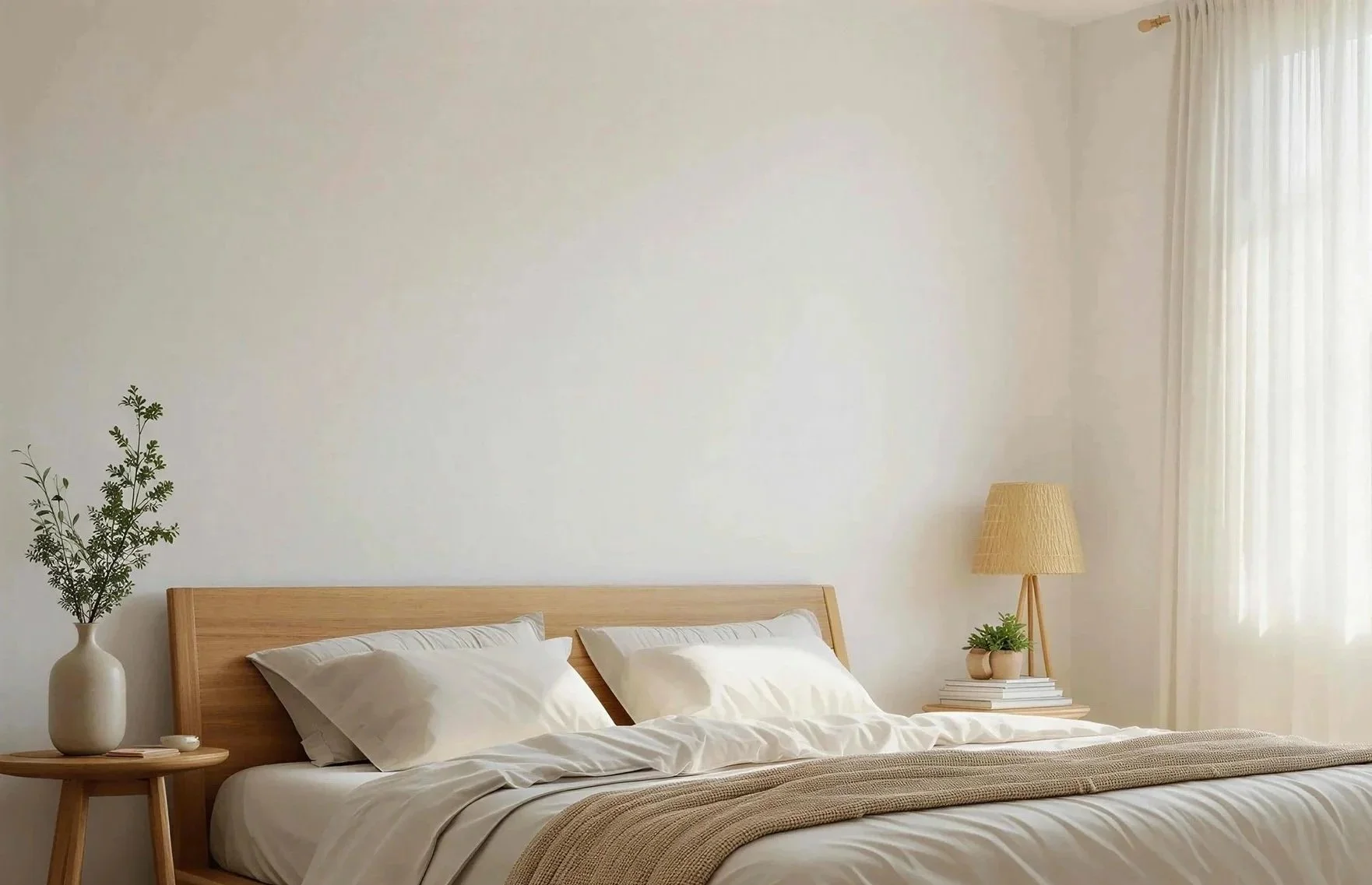 Well-appointed bedroom in a modern Winnipeg apartment