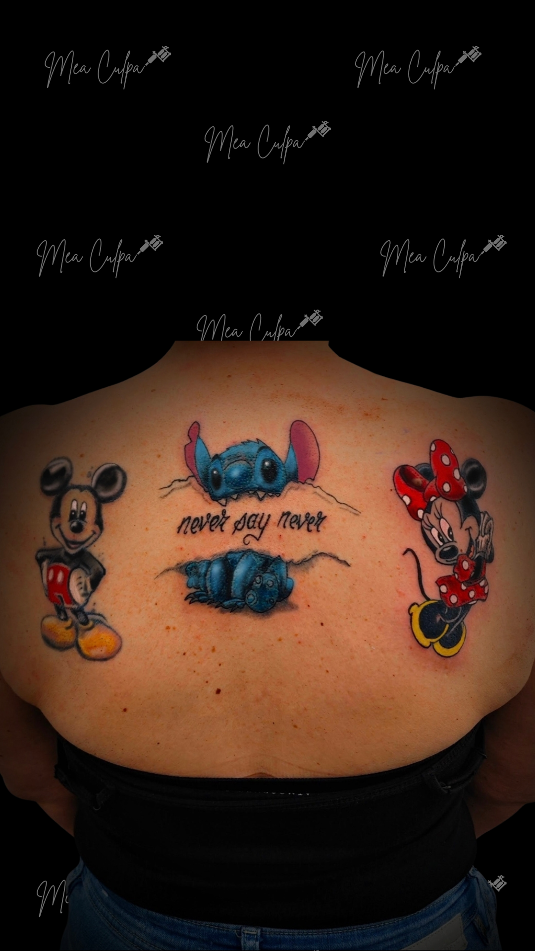 Color tattoo Disney Tattoo Kaiserslautern Mickey Mouse Minnie Mouse Tattoo