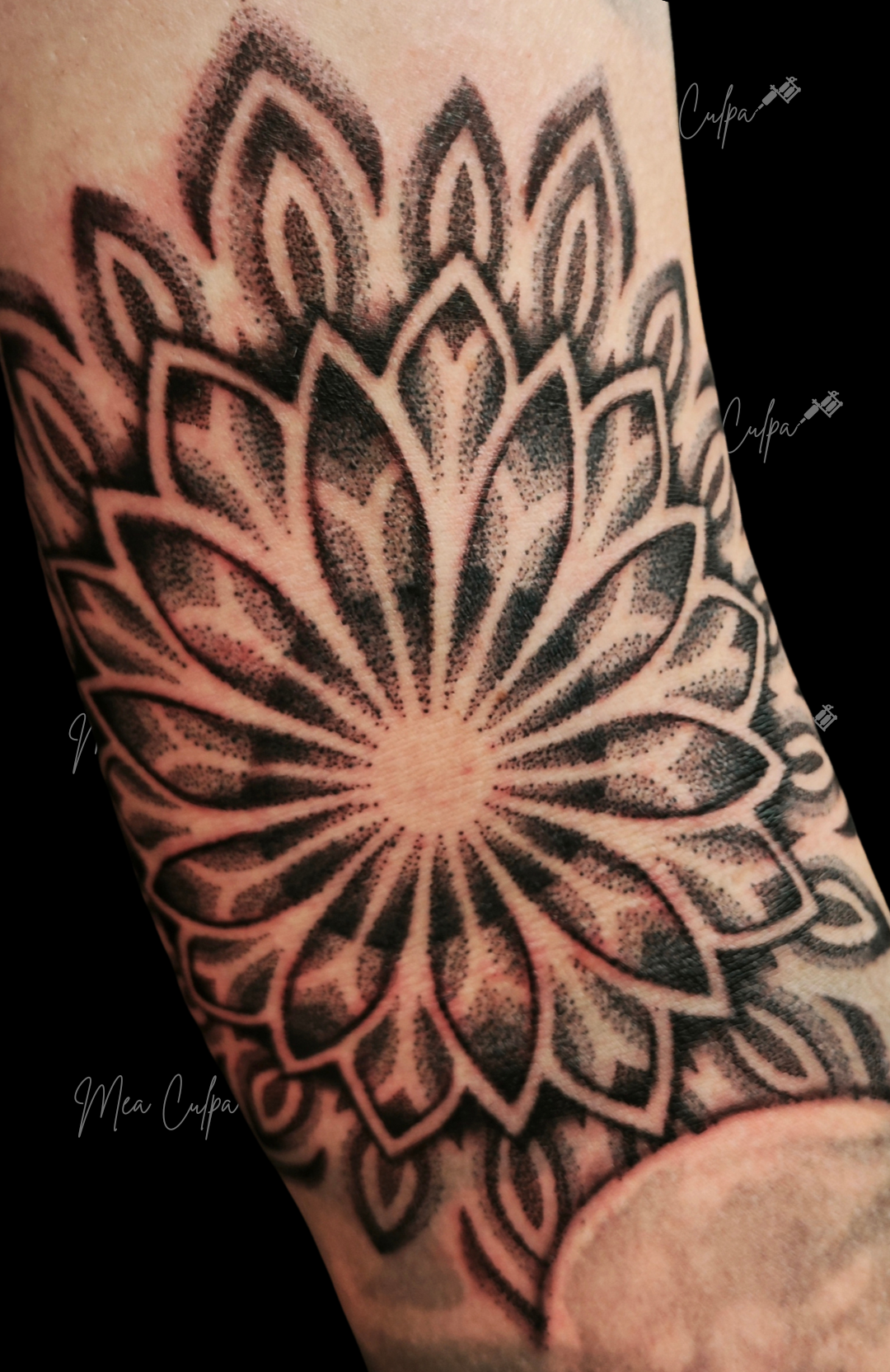 Dotwork Sleeve Tattoo Mandala