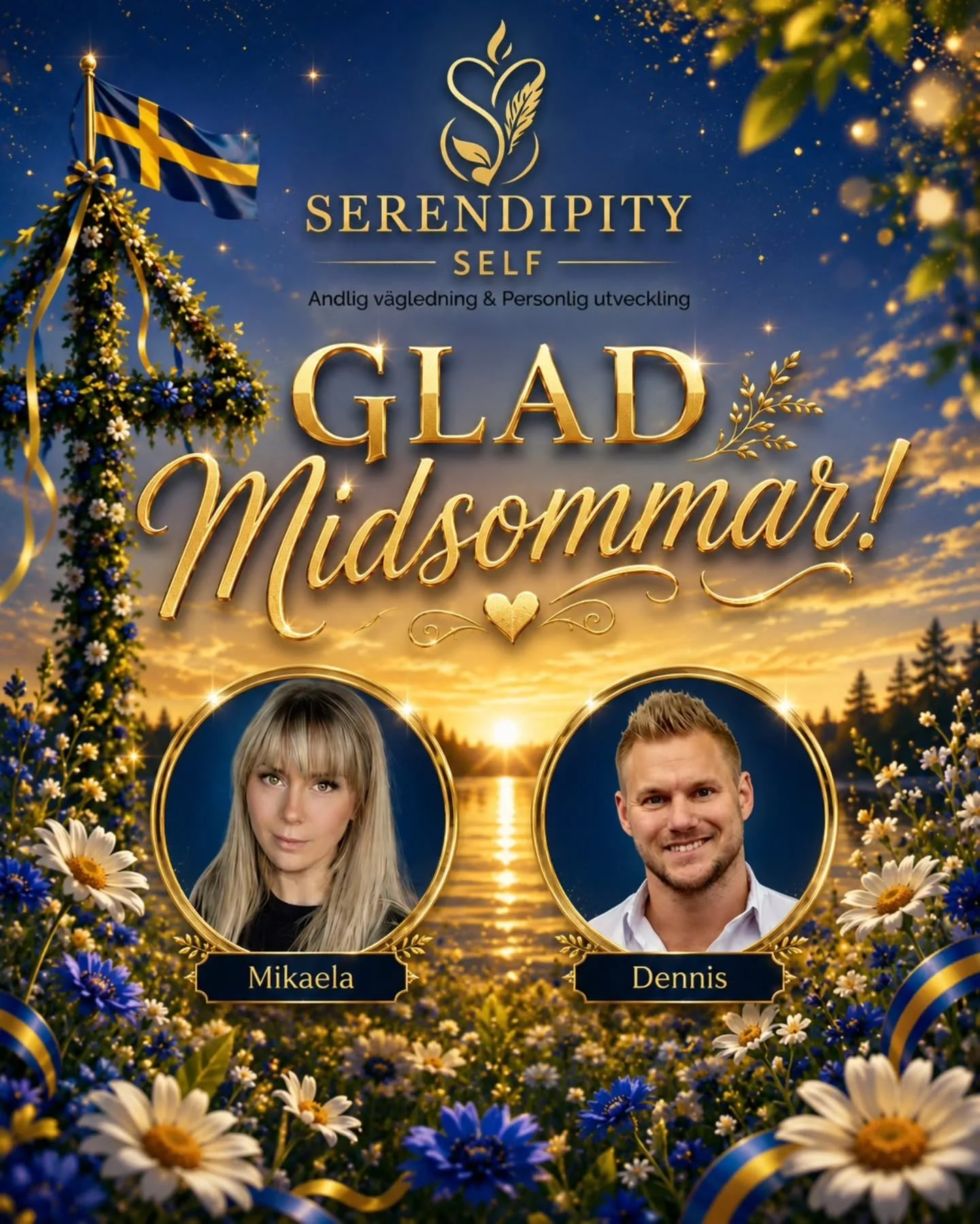🌸☀️ Glad midsommar, fantastiska ni! ☀️🌸

Vi vill passa p&aring; att &ouml;nska alla v&aring;ra underbara f&ouml;ljare en riktigt h&auml;rlig och magisk midsommar! 💛💙

Tack f&ouml;r att ni f&ouml;ljer med oss p&aring; den h&auml;r resan, f&ouml;r 