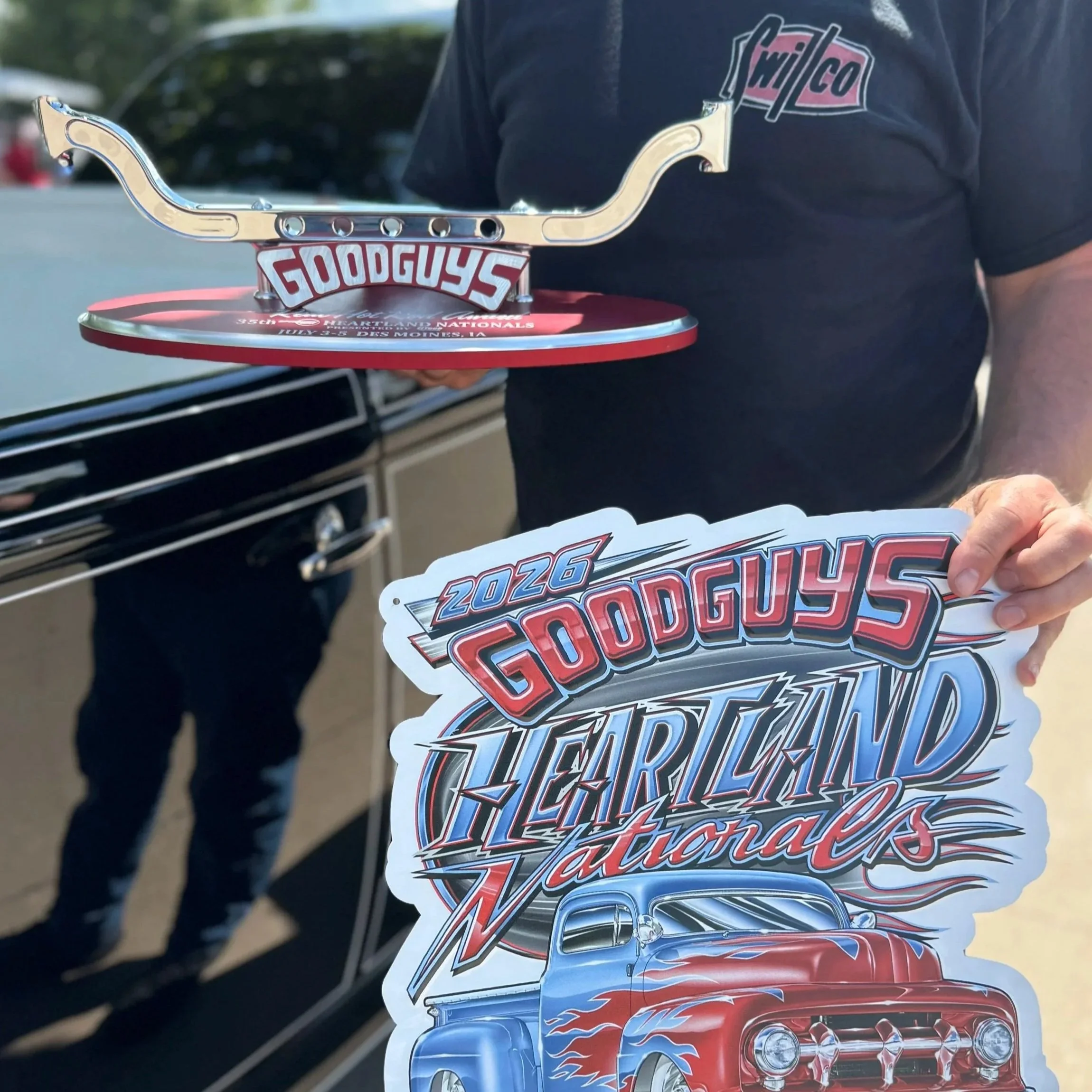 The Goodguys Rod and Custom- Heartland Nationals in Iowa, didn’t disappoint, perfect weather and great times were had. This old girl still has it. (Thee Swillco Roadster)
Real hot rod pick by Ben York @yorkspeedshop and the period perfect pick from @
