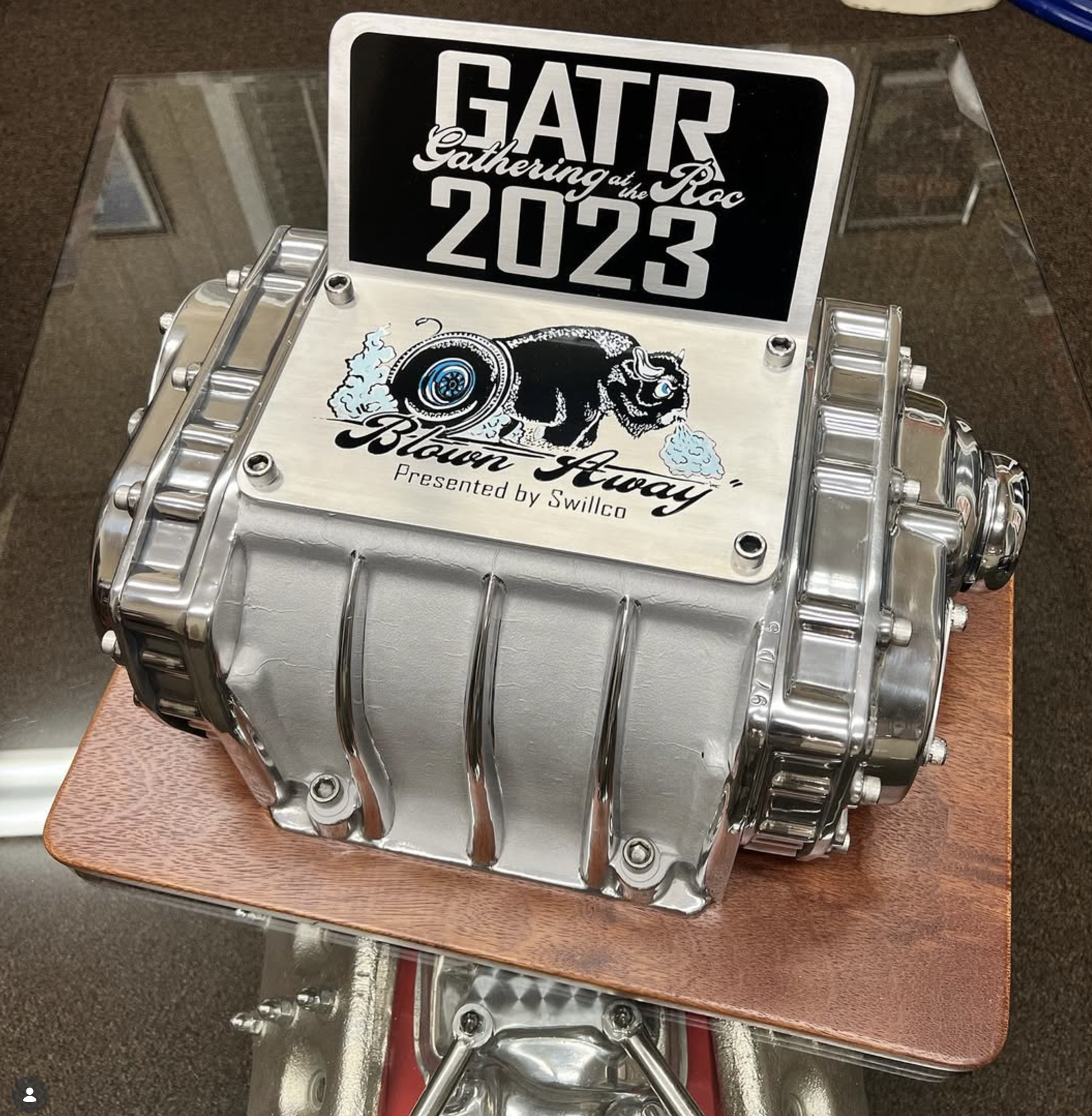 Custom Built Awards: Swillco Style.  
A while back, Scott built a set of custom award tophies that perfectly captured the Swillco spirit- handmade, creative, and full of hot rod character. Each trophy was designed and fabricated with the same craftsm