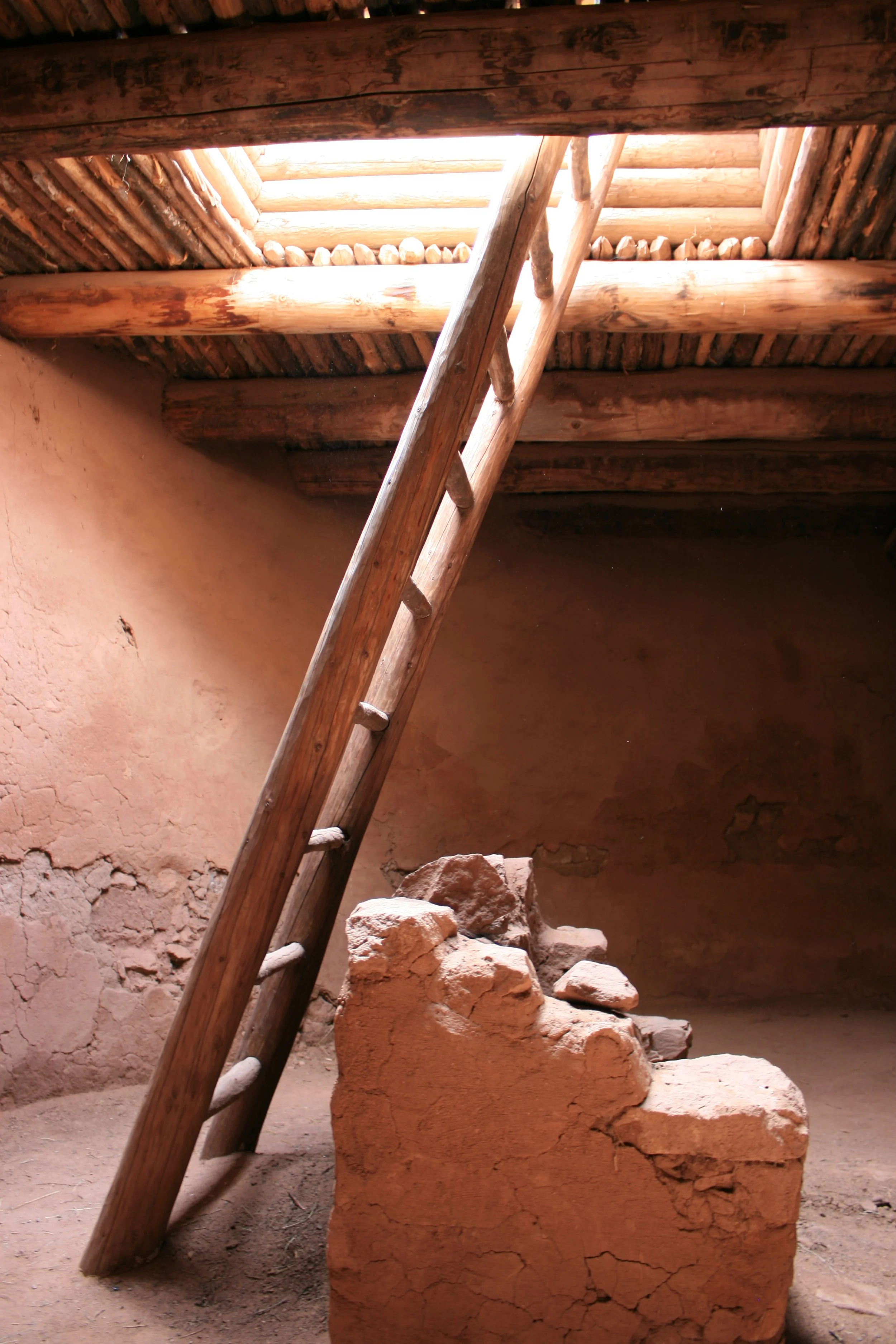 Historic Pecos Kiva Ladder Greeting Card