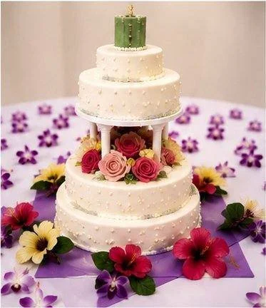 Wedding Cakes
Tropical Garden Wedding