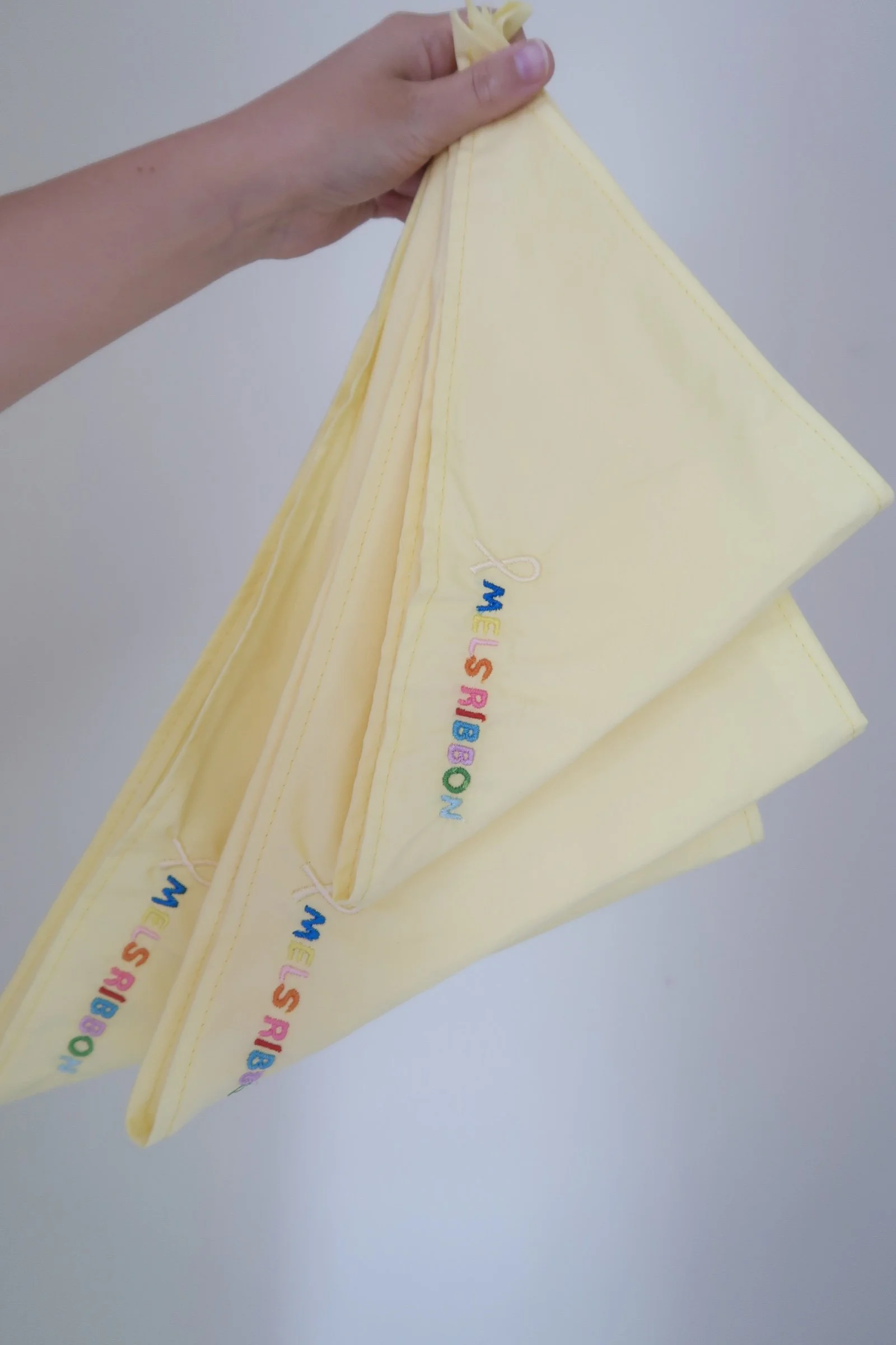 Yellow Mel's Ribbon Bandana