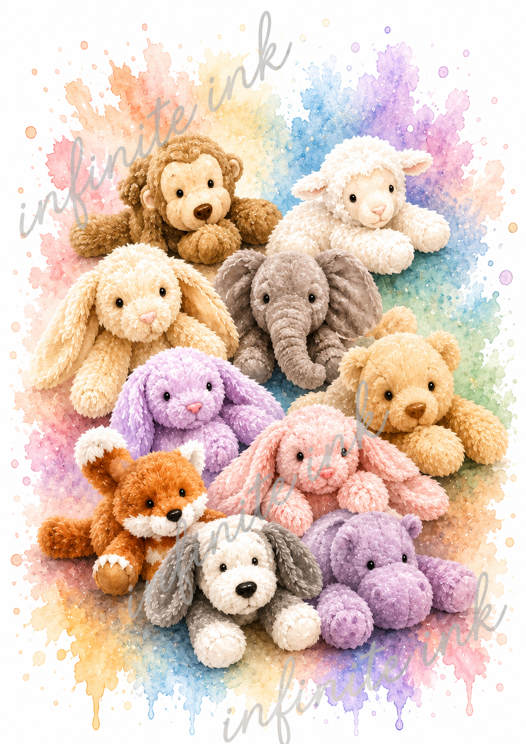 Jellycat inspired print