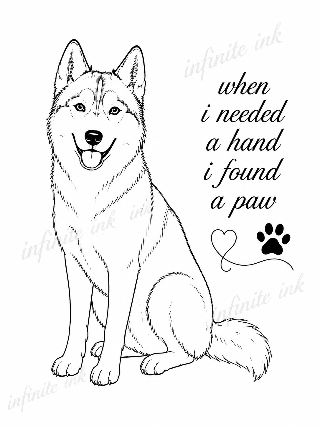 Husky Print