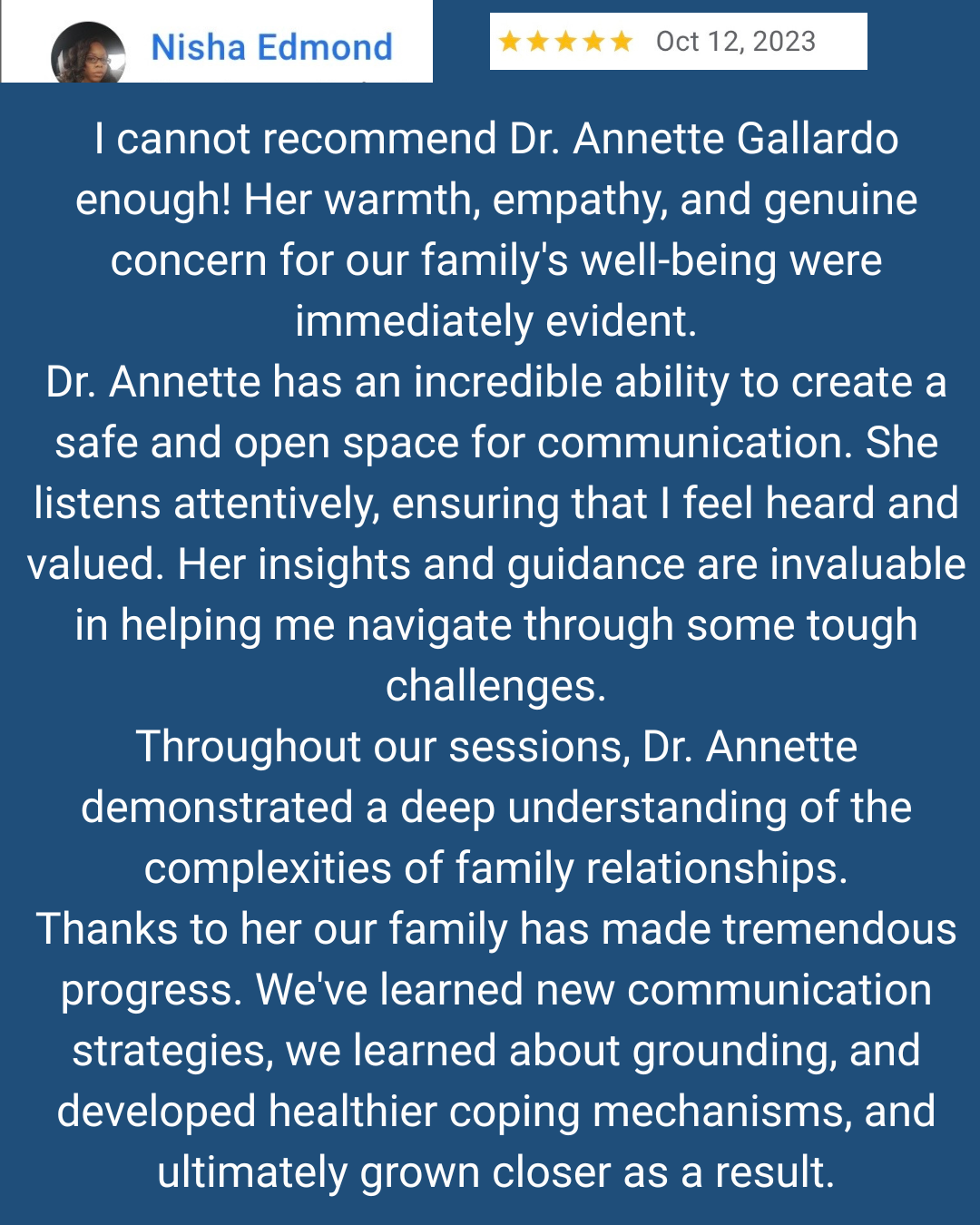 Text review from client