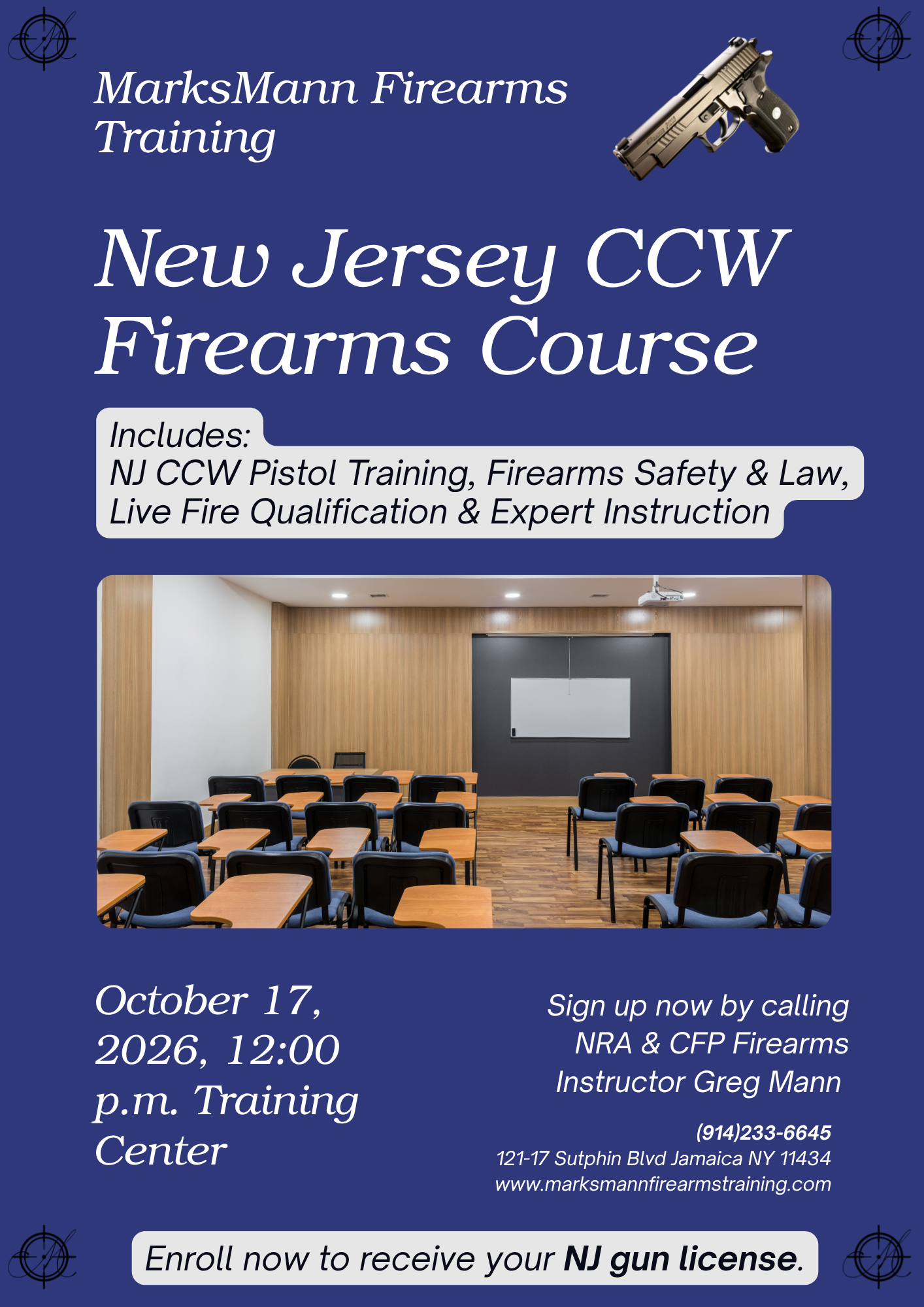 New Jersey Firearms Course